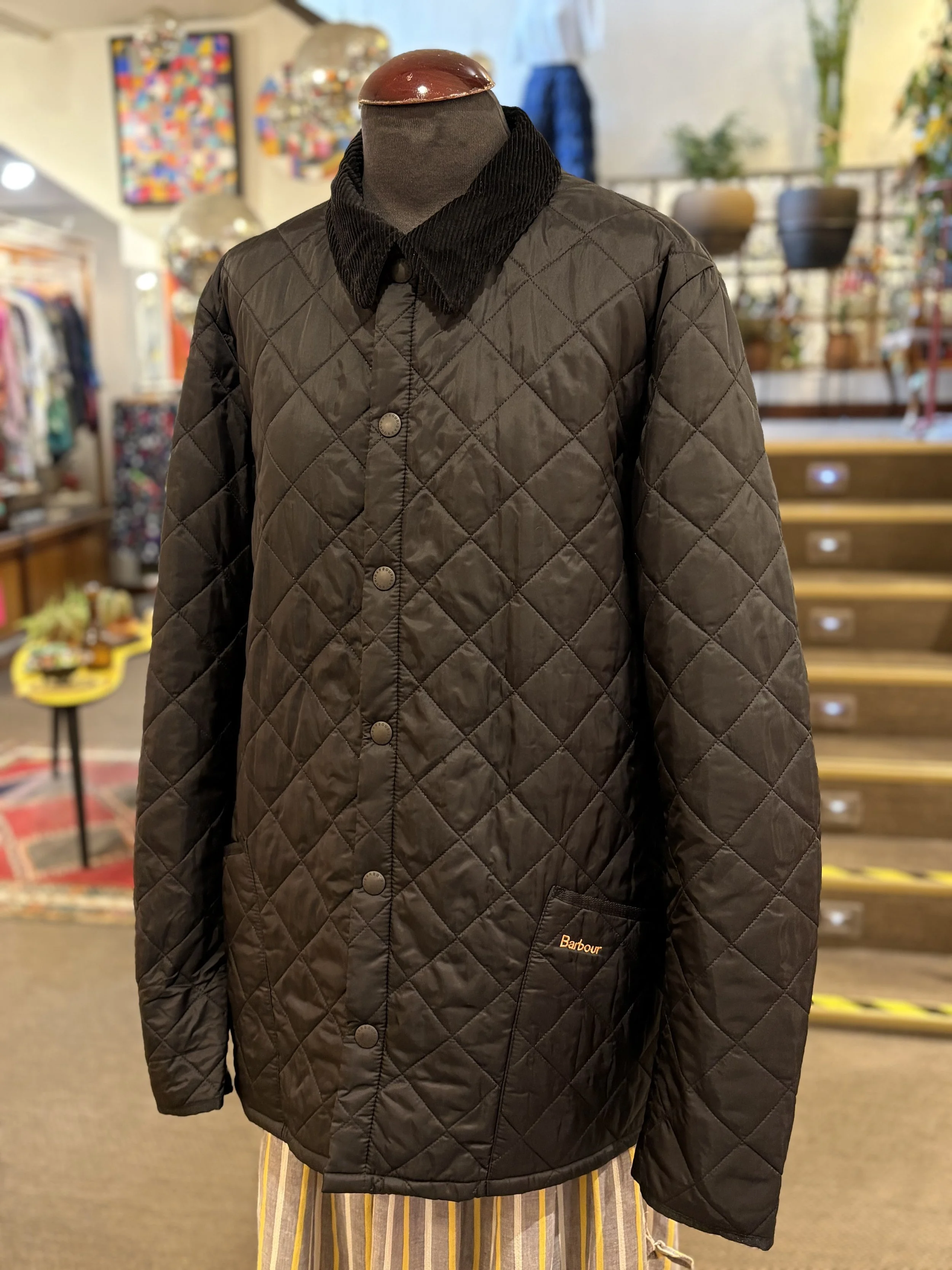 Chaqueta acolchada de Barbour color negro quilted jacket barbou
