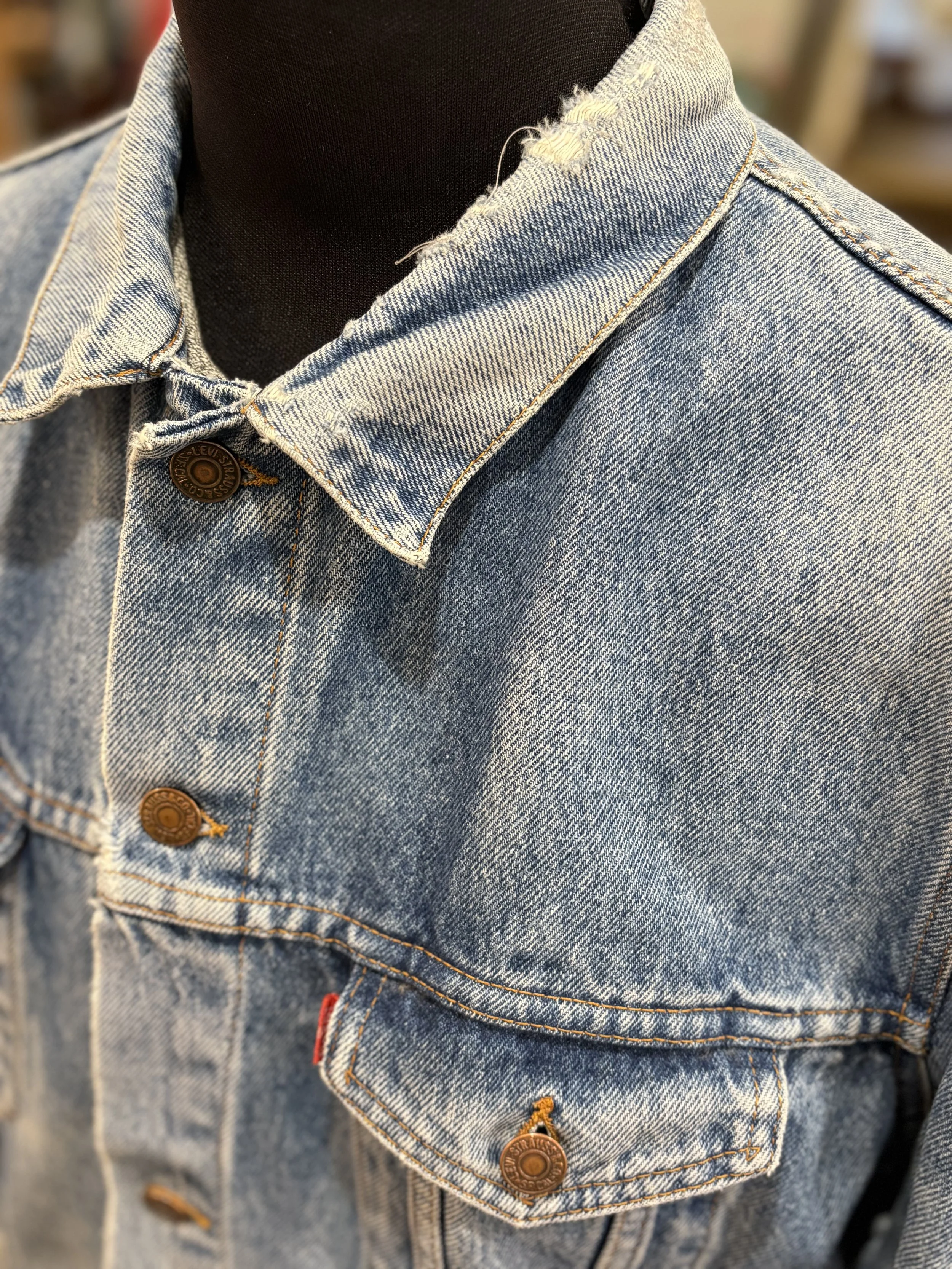 Vintage denim jacket de Levi Strauss años 80 made in italy