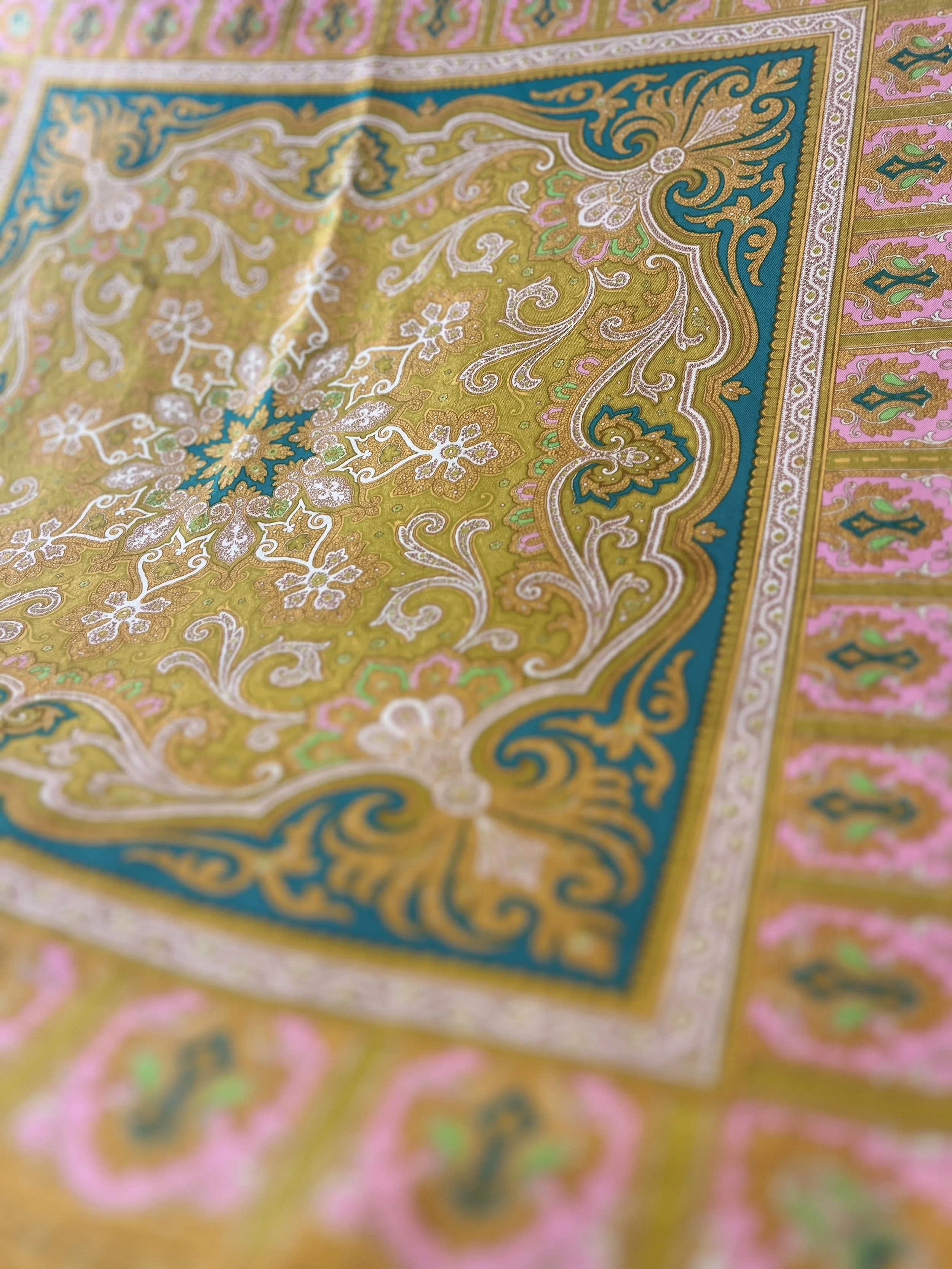 Pañuelo vintage de seda