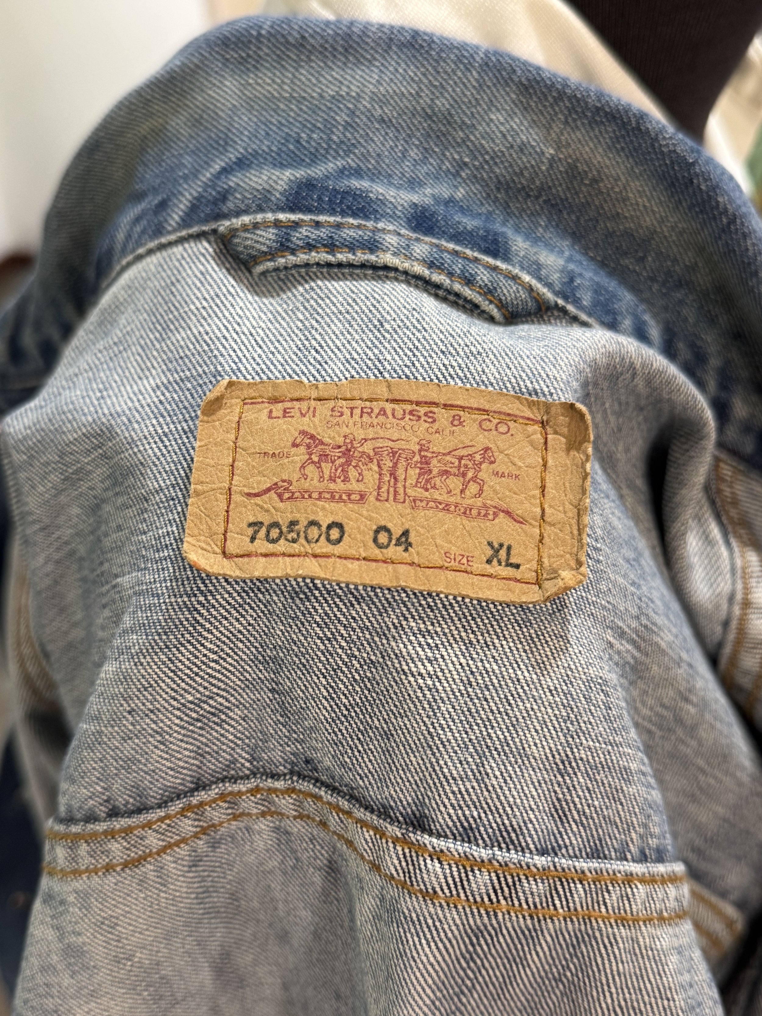 Chaqueta vintage vaquera de Levis trucker type III