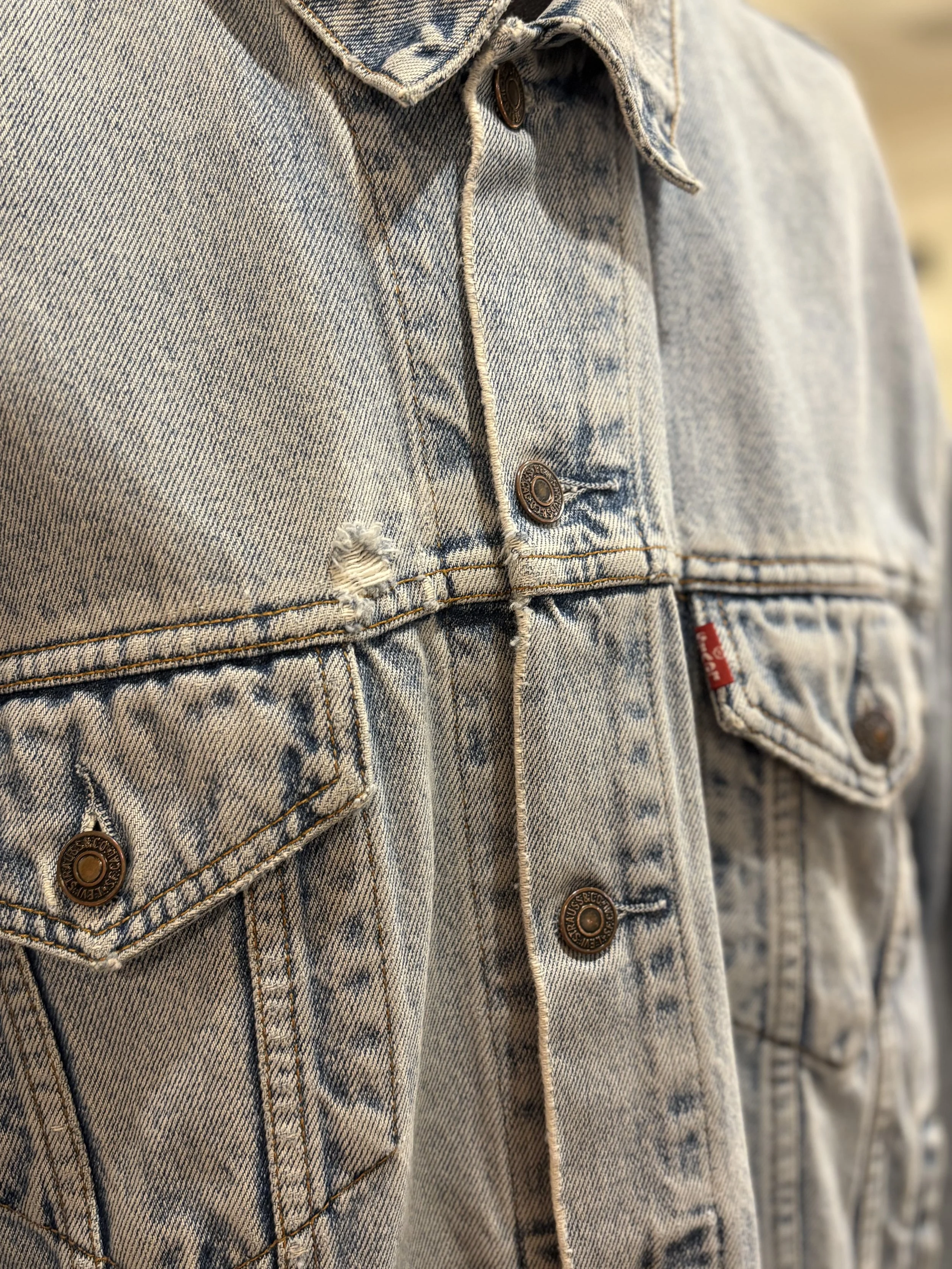 Vintage denim jacket de Levi Strauss años 80 made in italy
