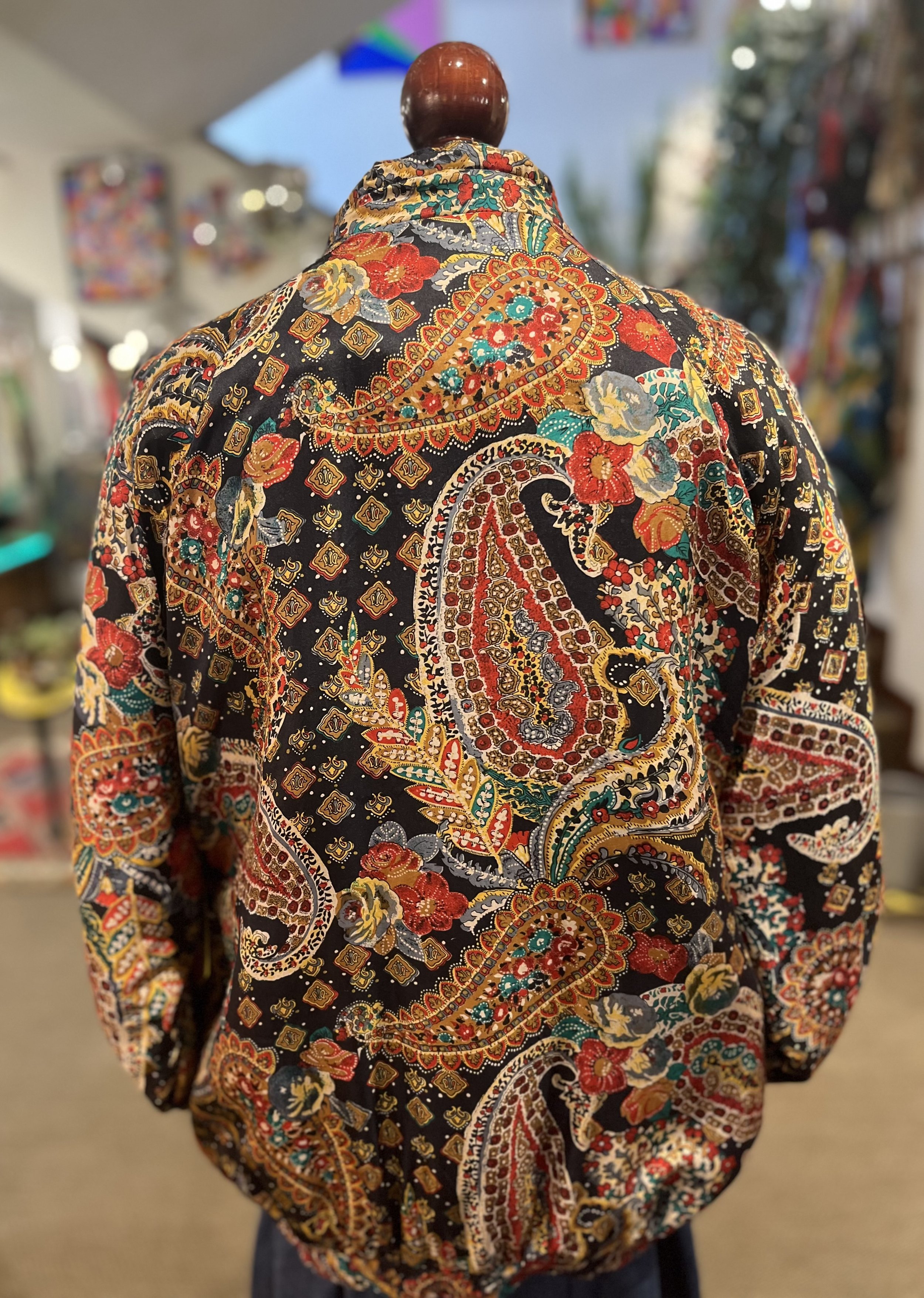 Crazy jacket vintage estampado paisley