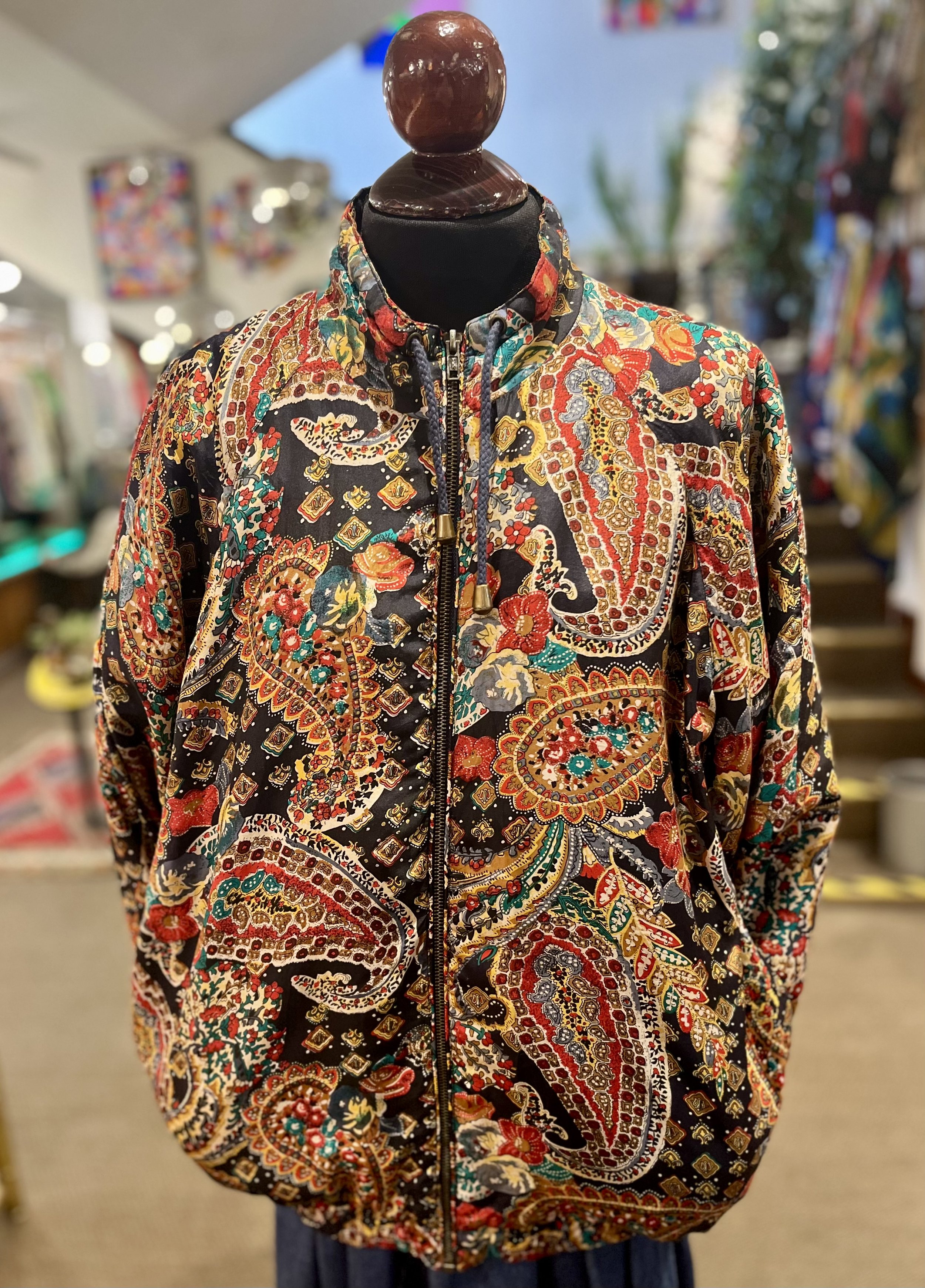 Crazy jacket vintage estampado paisley