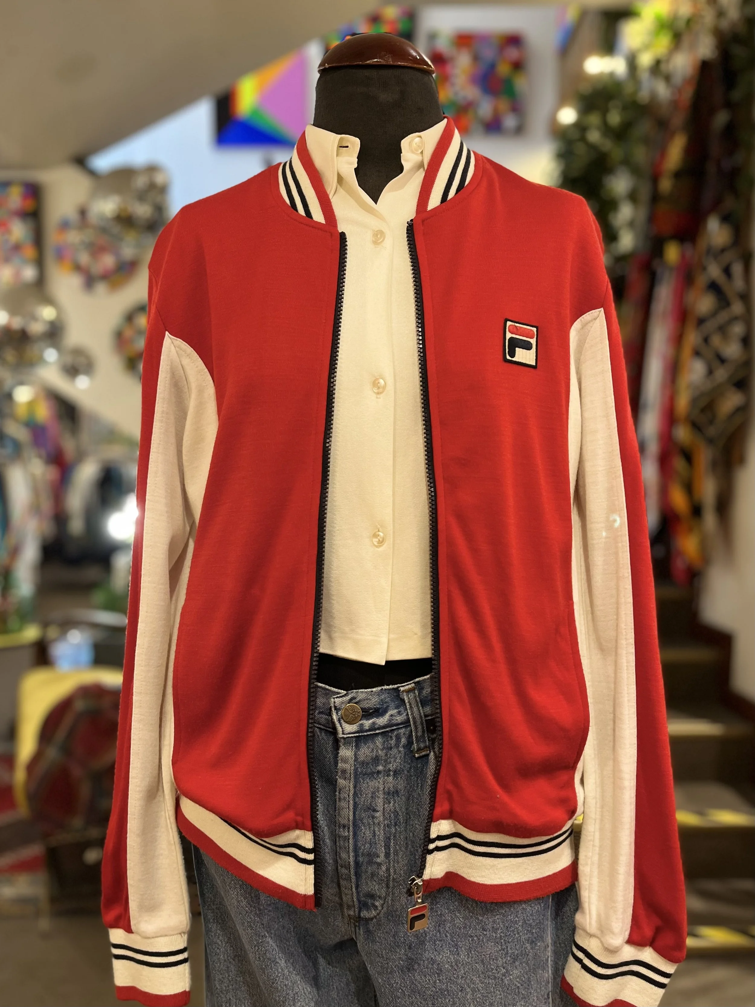 Chaqueta vintage deportiva de Fila años 90 sportswear vintage jacket