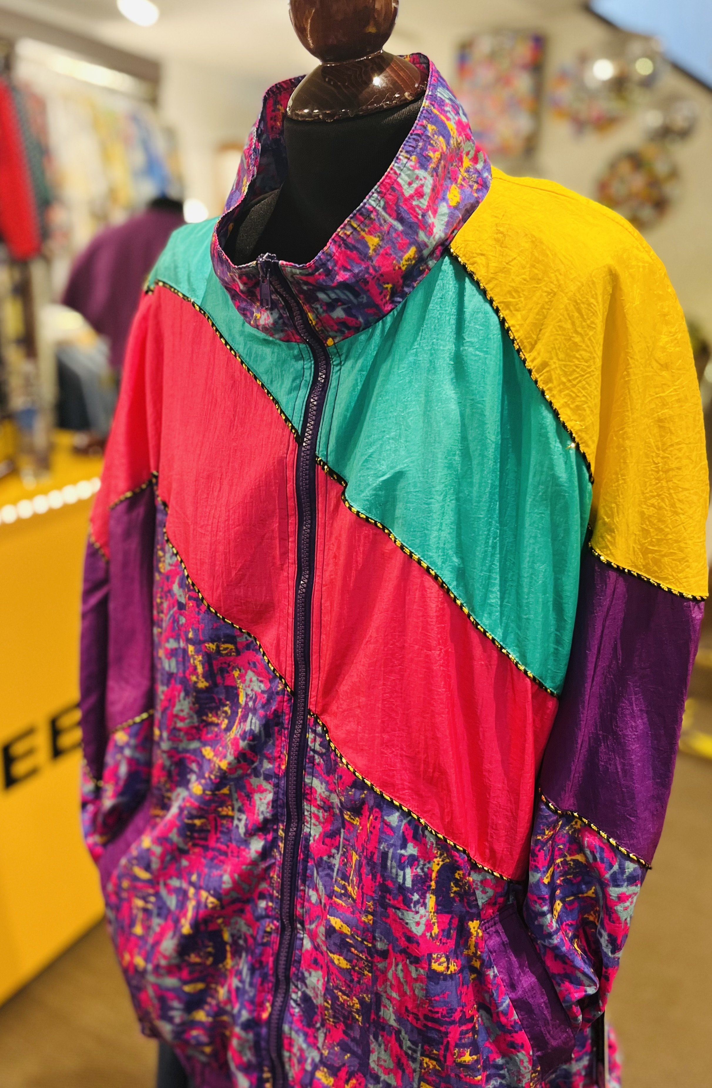 Crazy jacket multicolor años 90