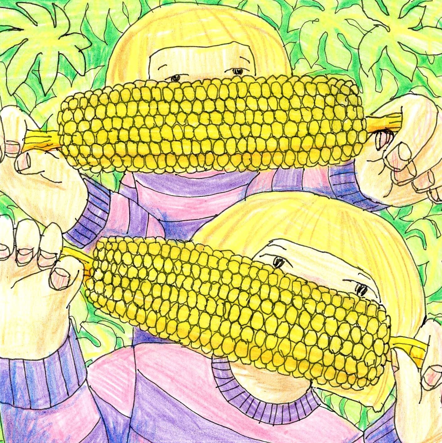 @TheyDrawAndCook Summer draw along: 
Day 28: Fresh corn
.
.
.
.
#theydrawandcook #summerdrawalong #foodillustration #colouredpencils #polychromos #sweetcorn #foodni #belfastart #mumsatworkni #womeninbusinessni #editorialillustration  #illustratorsofi