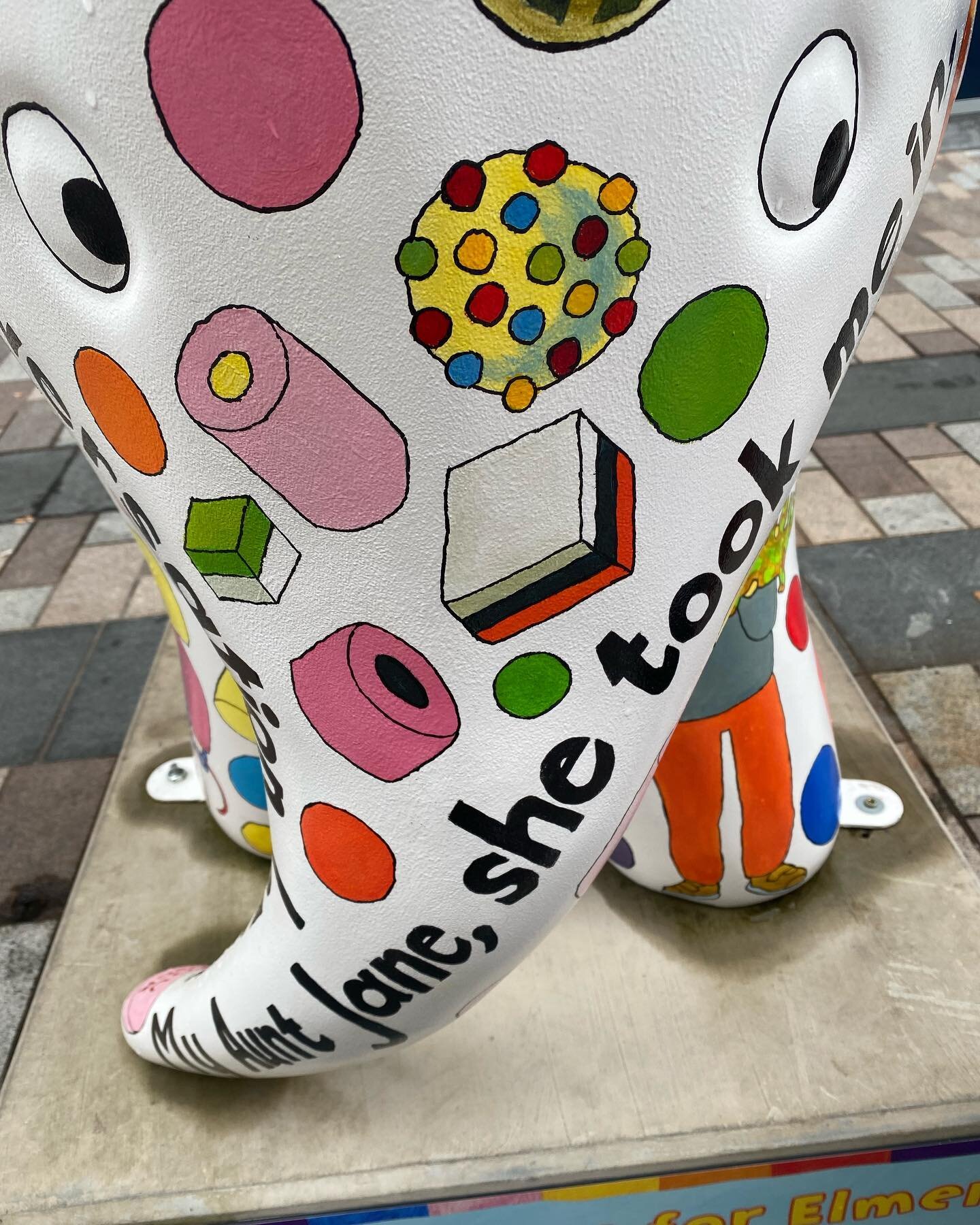 It has meant a lot to me to be part of the @elmerbelfast trail by painting Playtime Elmer. Northern Ireland Hospice supported my husband Gareth and I in the last few months of Gareth&rsquo;s life. He was 40 when he died from salivary gland cancer, in
