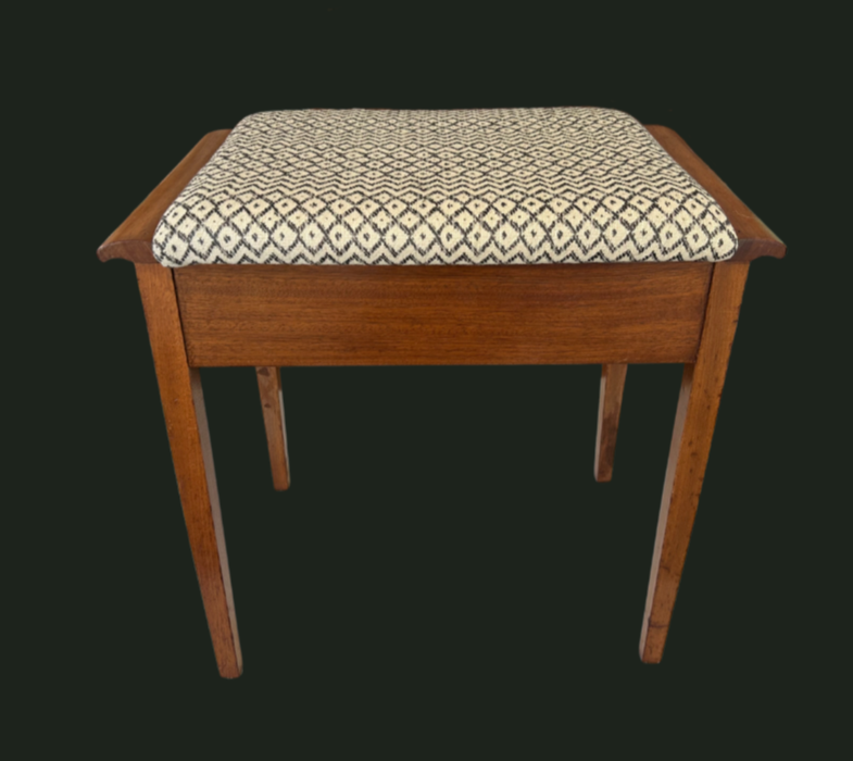 Stylish update for this mid century piano stool