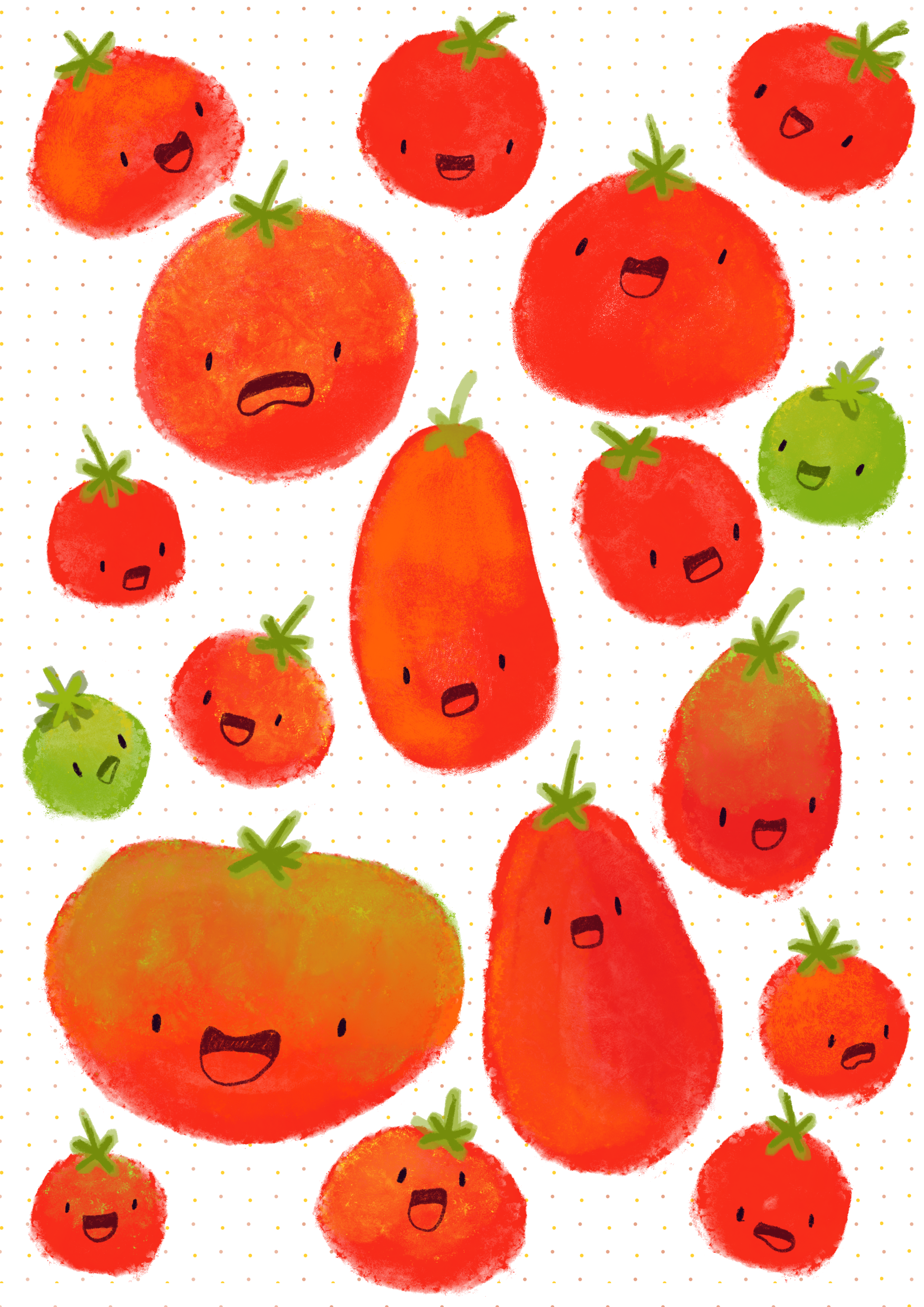 So many tomato characters