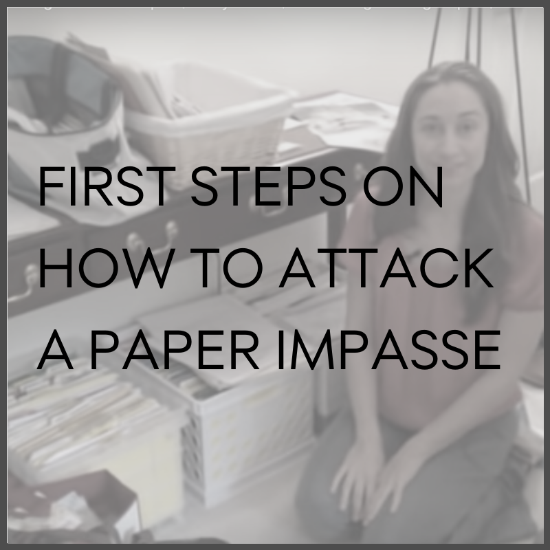 First steps on how to attack a paper impasse
