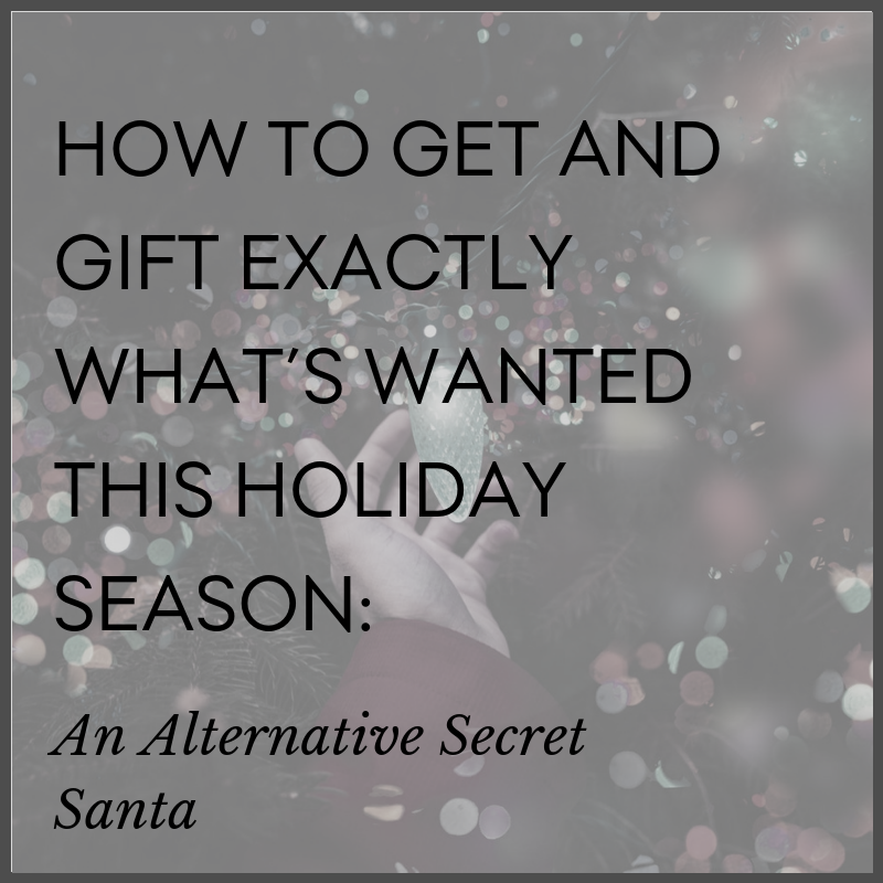 How to get and gift exactly what’s wanted this holiday season.