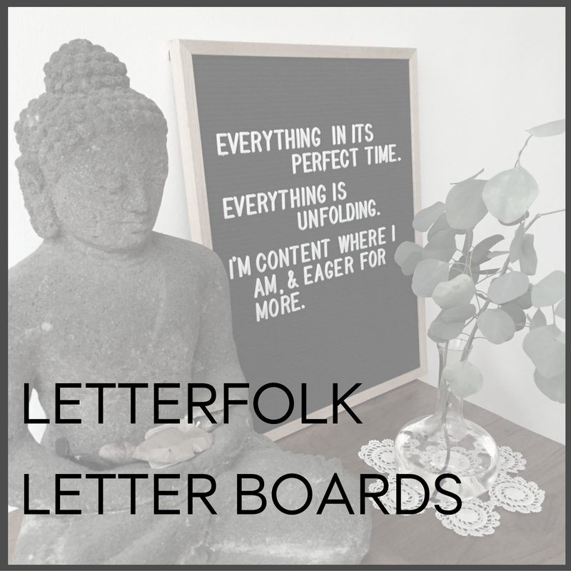 Letterfolk letter boards