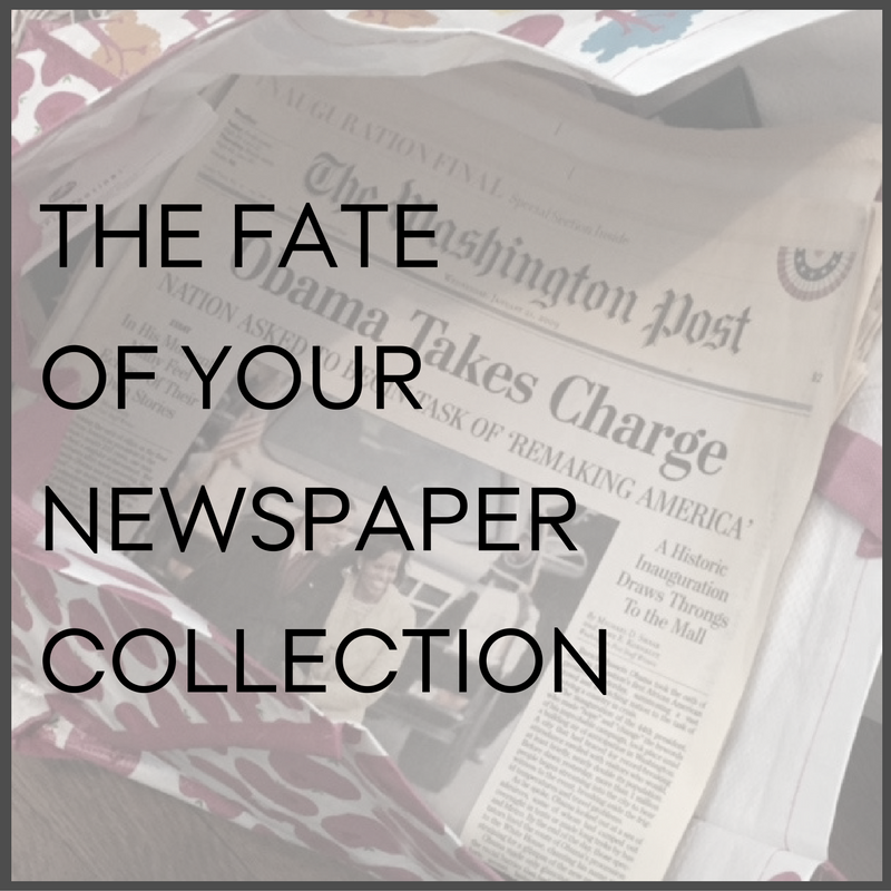 The fate of your newspaper collection