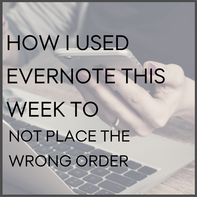 How I used Evernote this week to save my client $200 on a desk chair