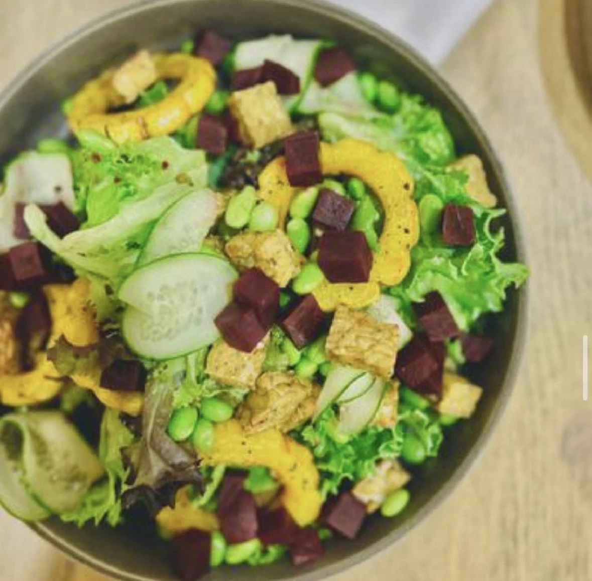 Curried Tempeh Salad 