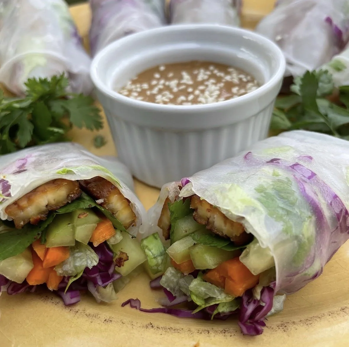 Tempeh Spring Rolls 