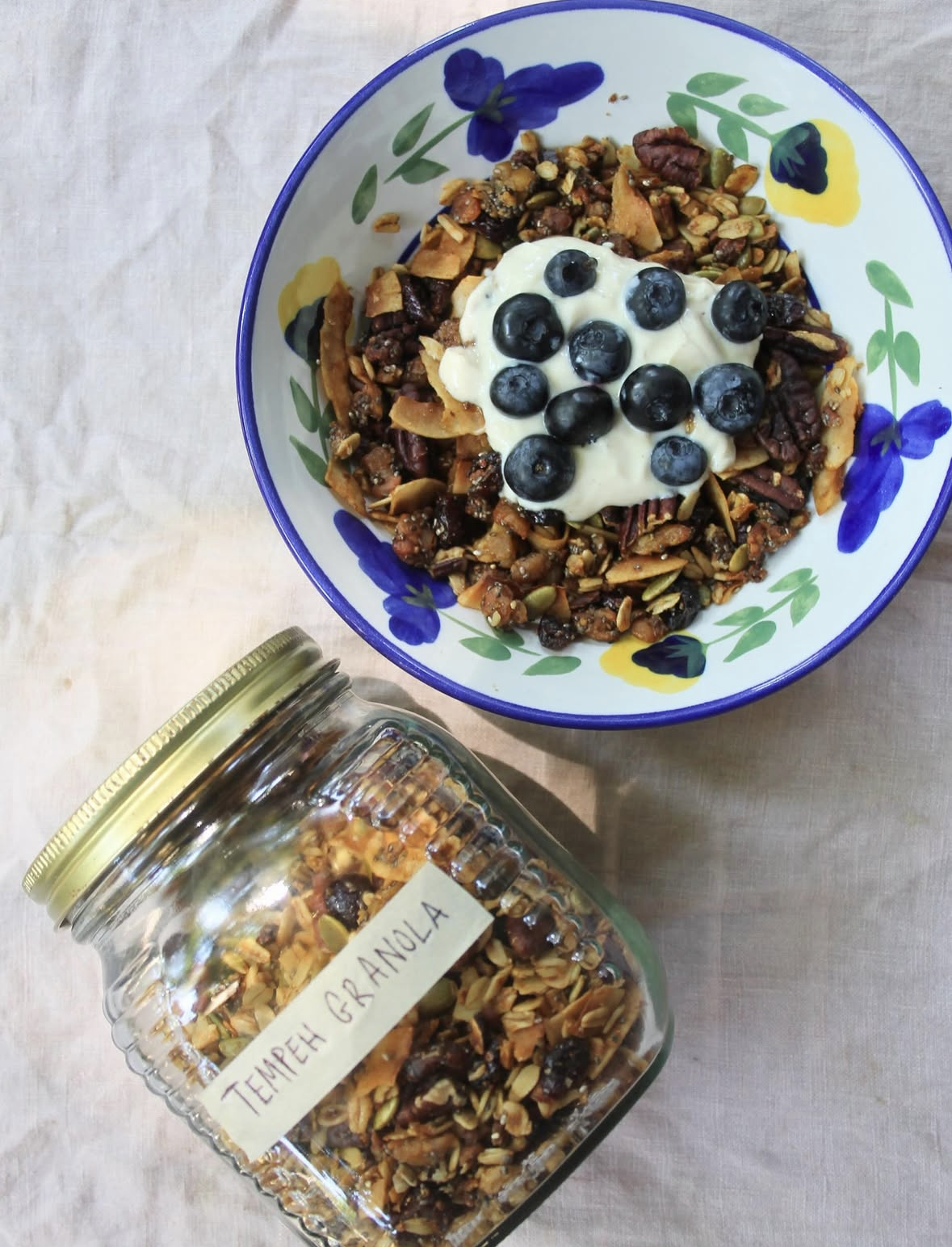Homemade Tempeh Granola