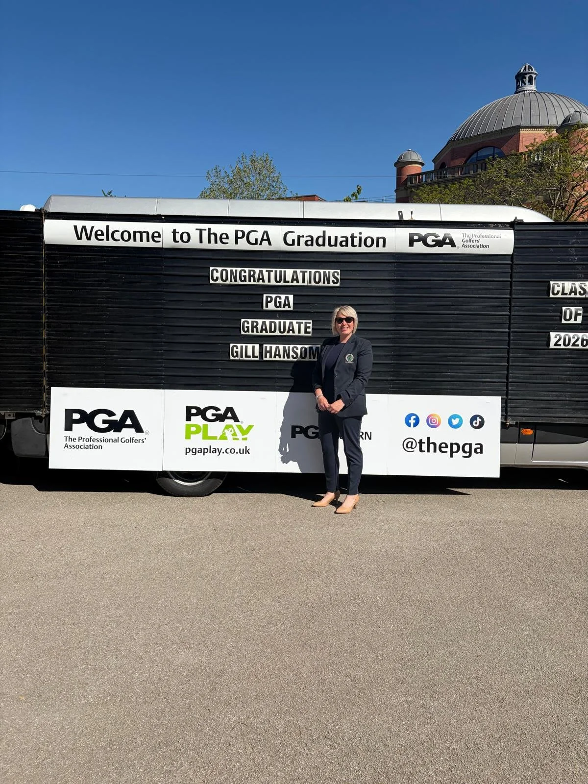 Congratulations to Gill Hansom on her PGA Graduation!