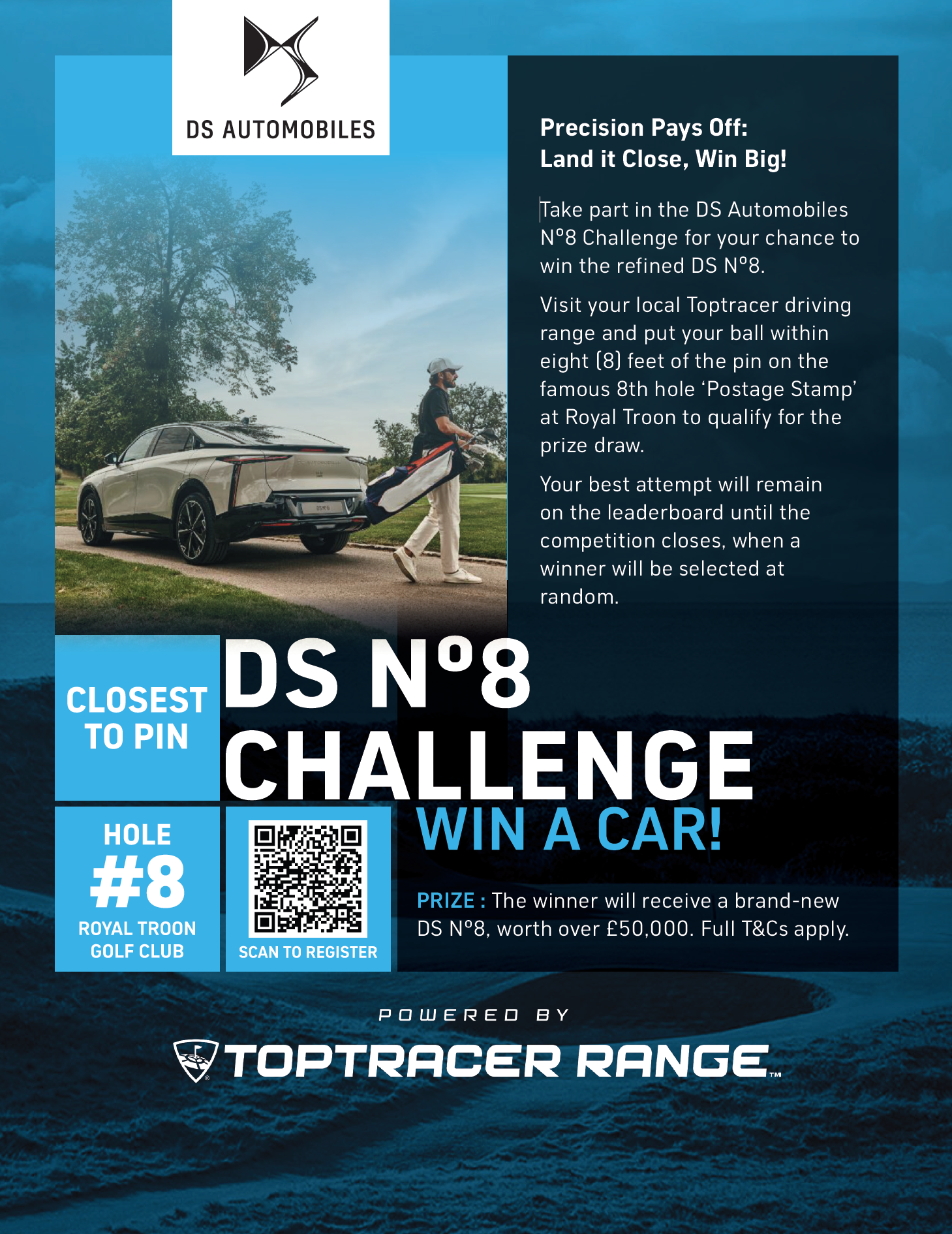 Win a DS No8 Car worth £65,000!