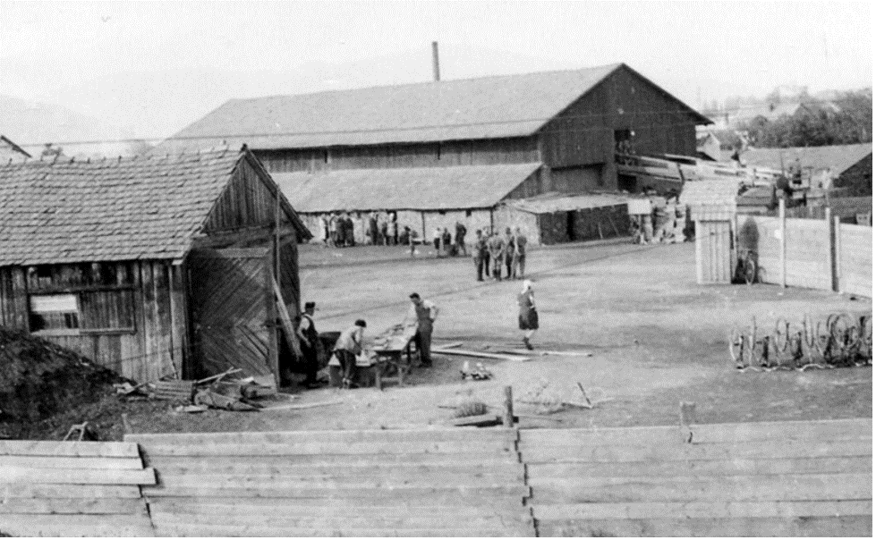 The Munkacs brick factory where the Jews of the town were brought before their deportation to Auschwitz-Birkenau (Courtesy: Ghetto Fighters' Museum, Yad Vashem).