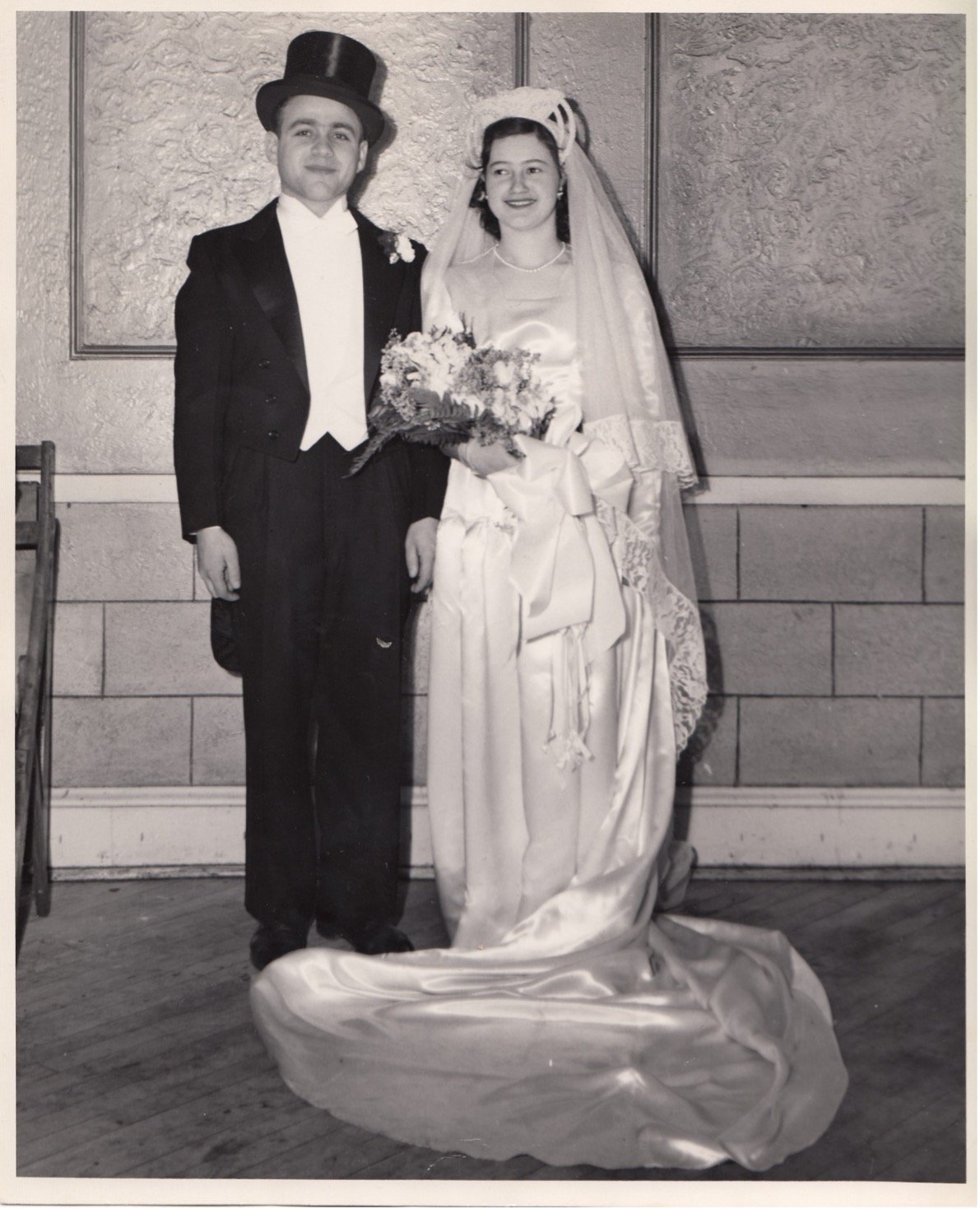 Ernest and Ruthie wedding Feb 1, 1948.