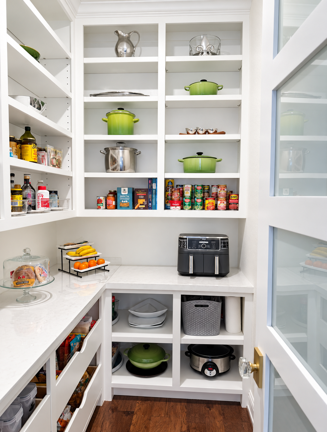 walk-in pantry organized in Spring , Texas
