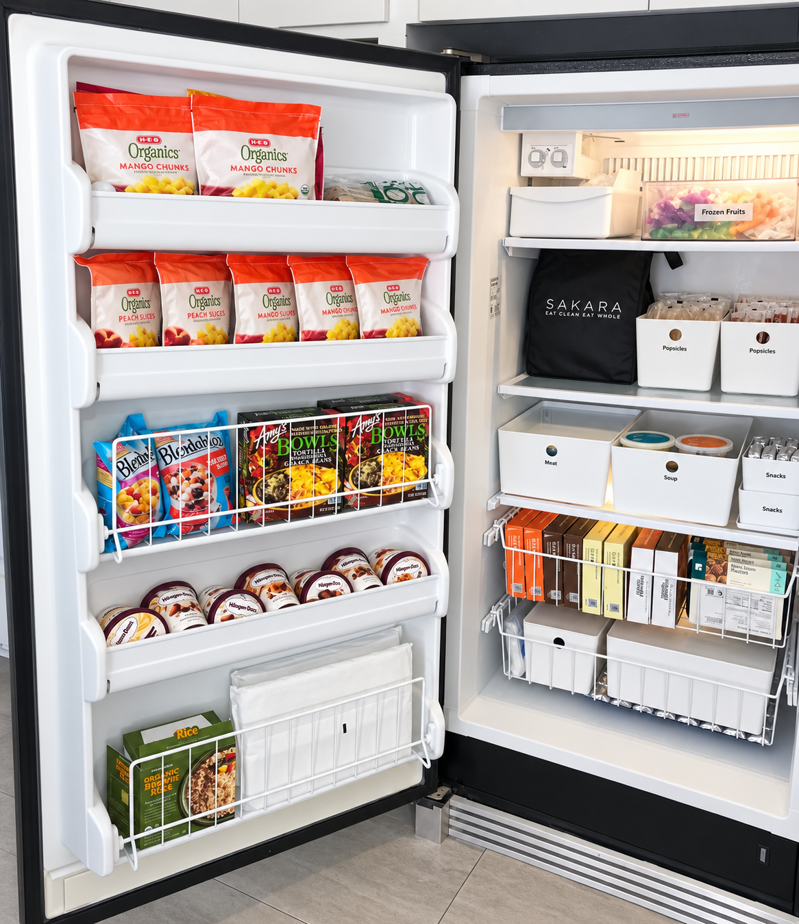 Organized Freezer in Sugar Land