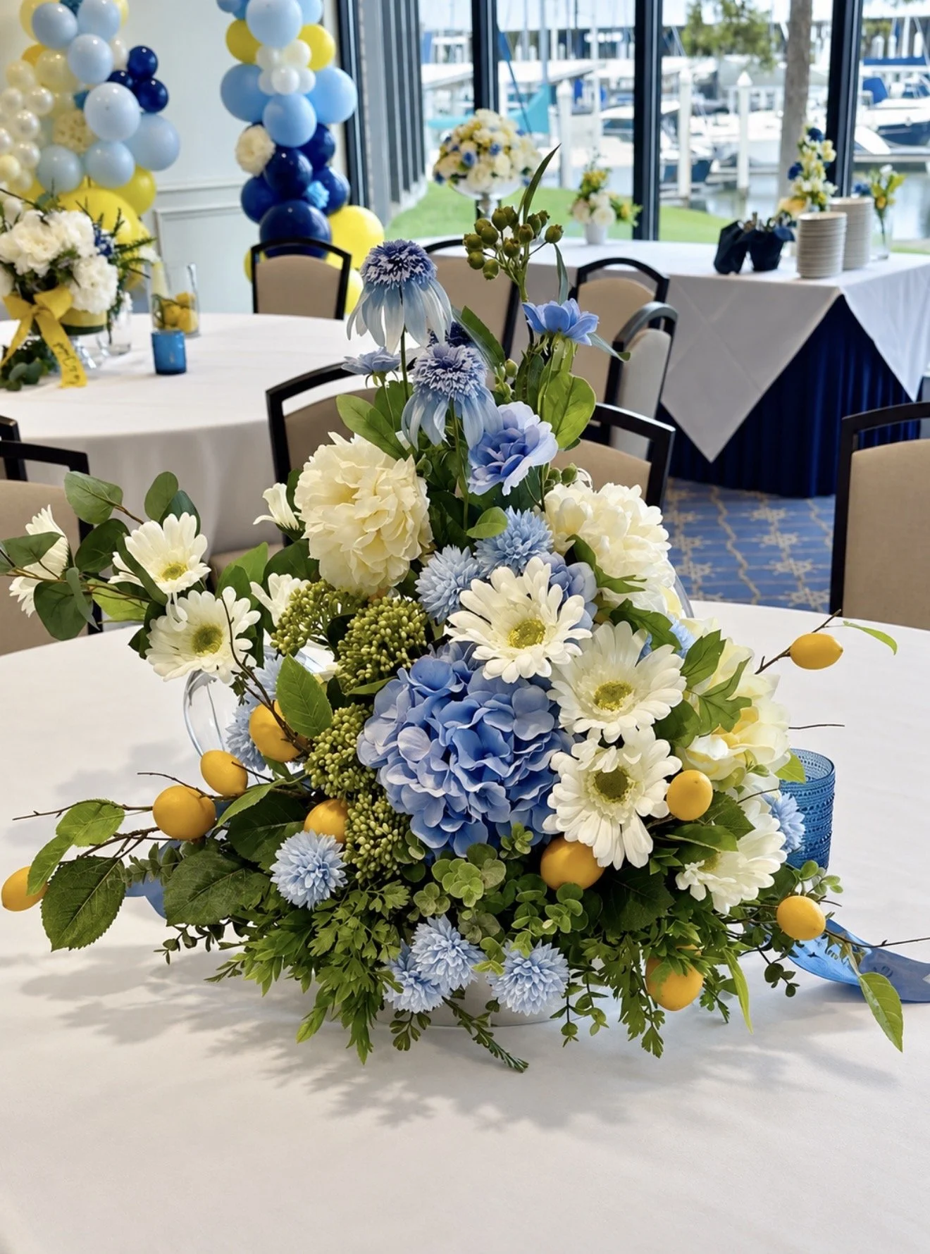 Amalfi Coast Floral Centerpiece Houston Event Decorating