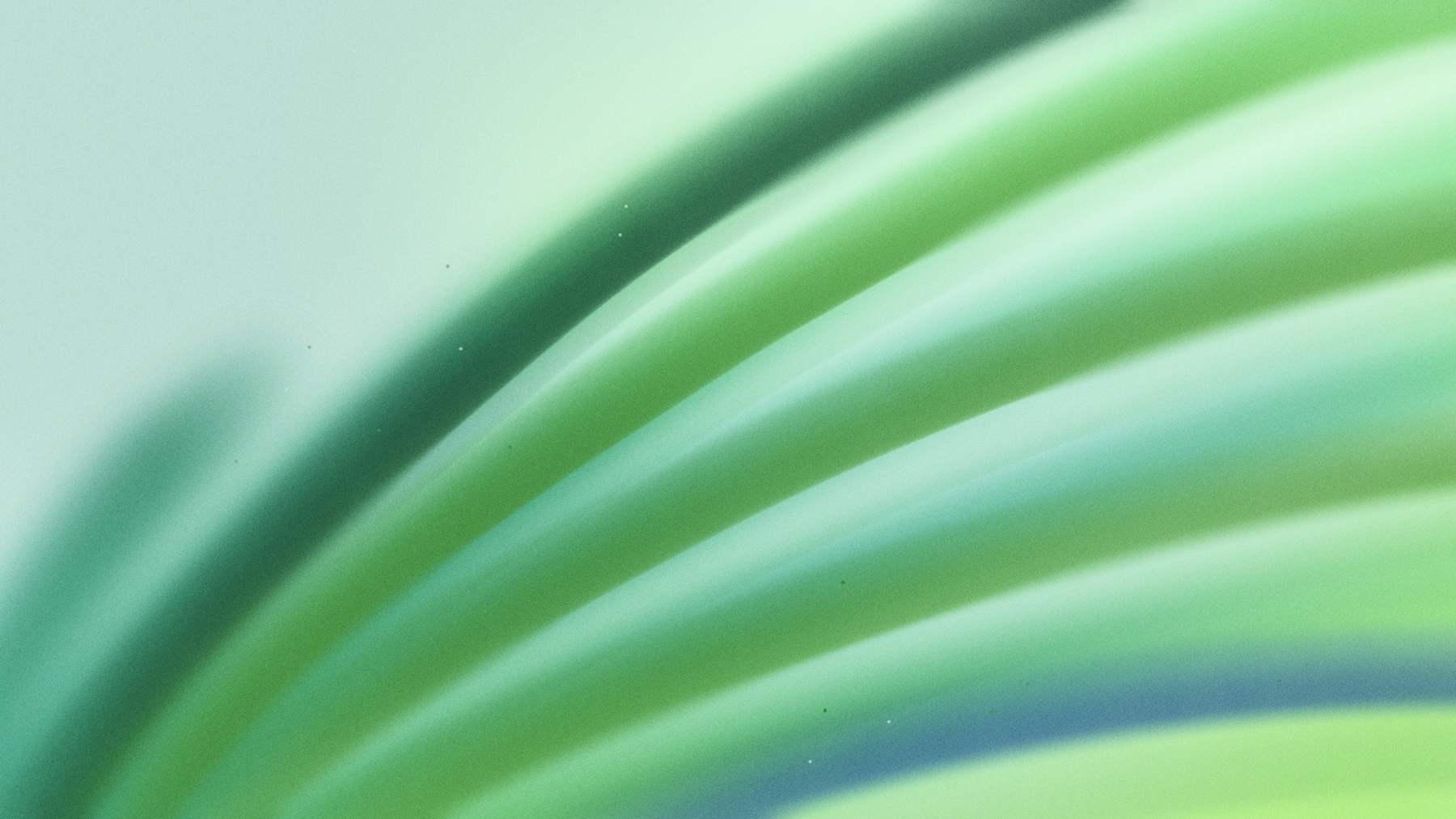 Close-up of soft, smooth, blurred green leaves with subtle gradient colors from light to dark green.