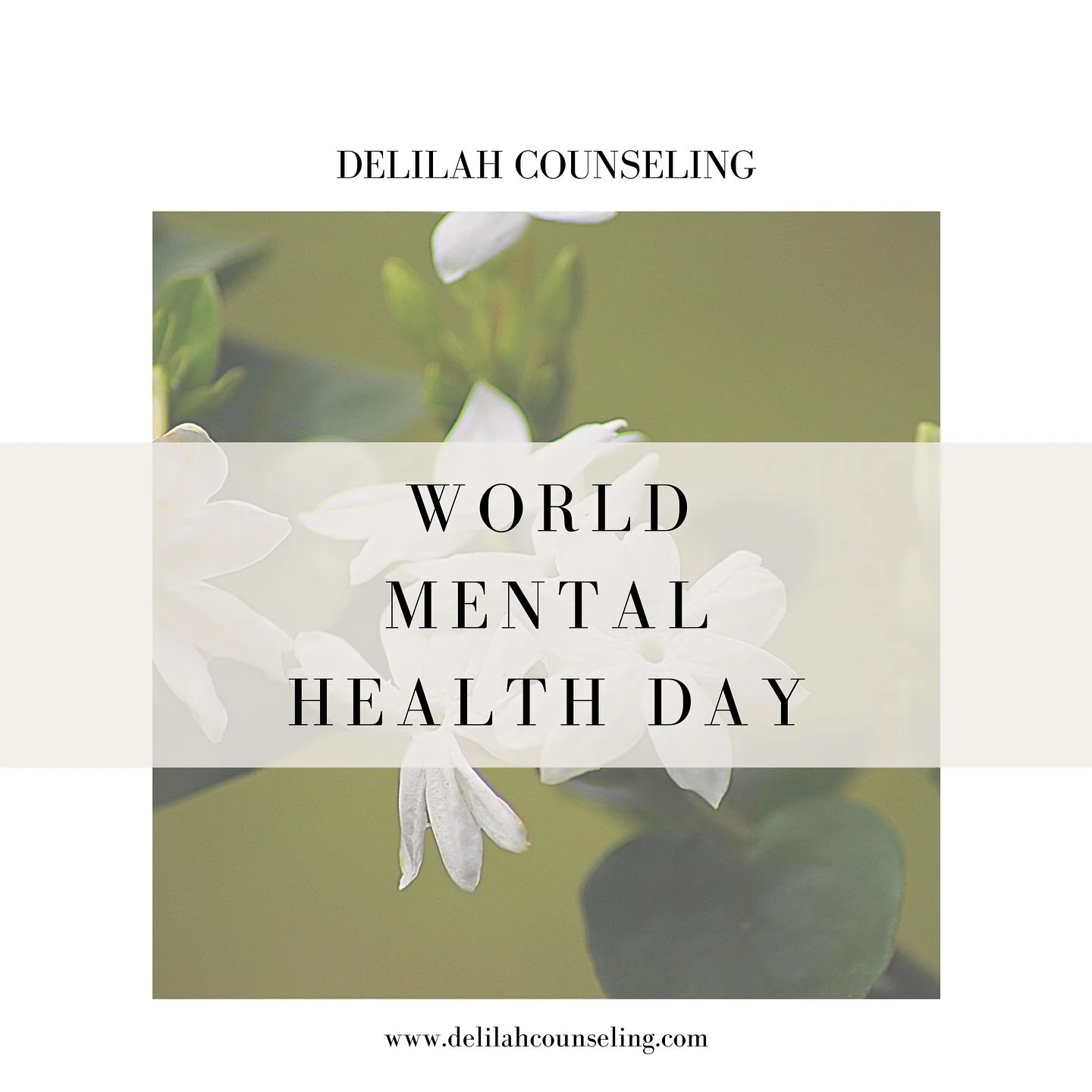 this world mental health day, we are celebrating our amazing clients as well as every woman who&rsquo;s making progress towards growth, change, and emotional wellness today. ✨

the goal of world mental health day is to raise awareness about mental he