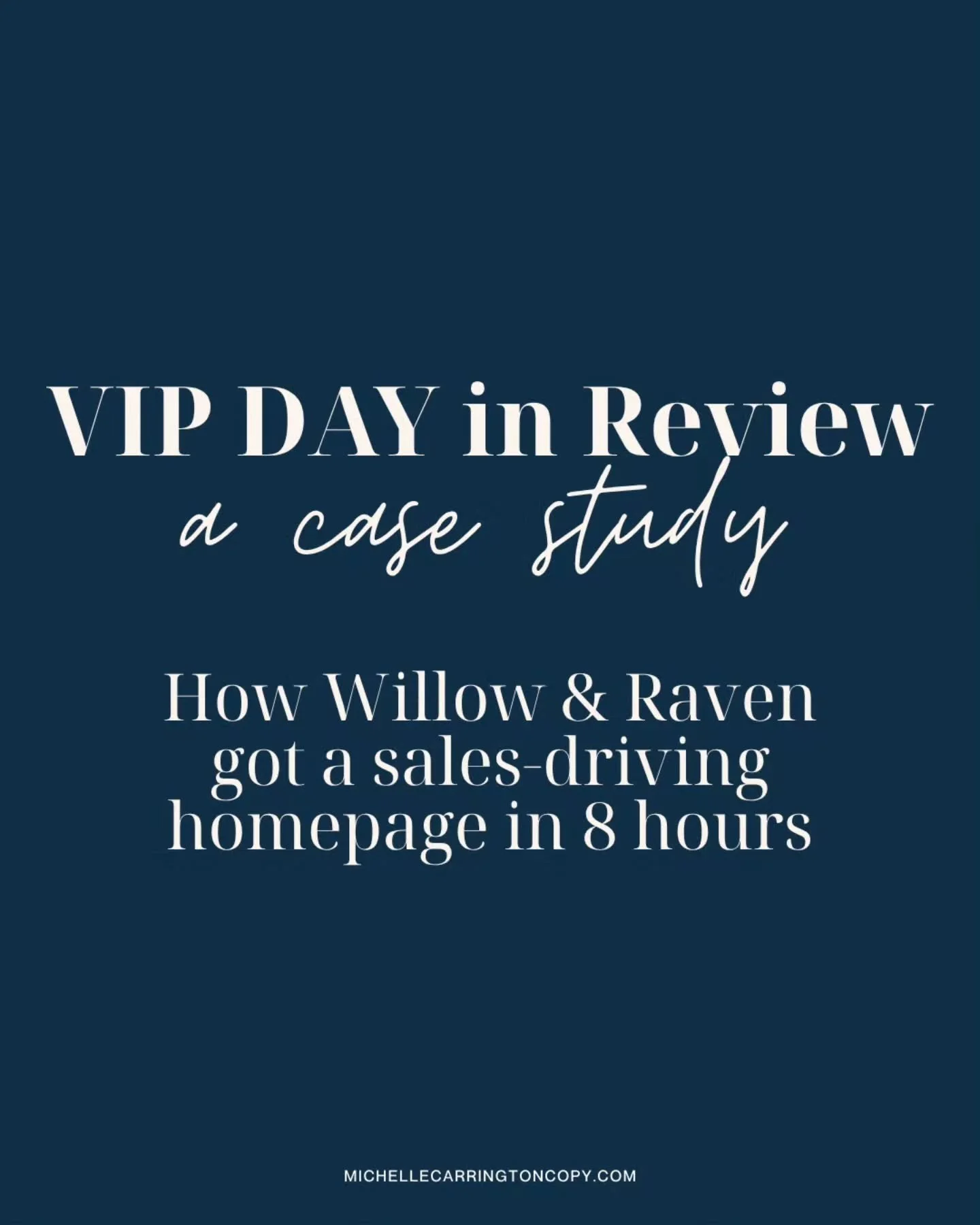 Sara came to me with a big vision for her brand, but to her there she knew she had to increase website sales. 

The challenge was that her homepage, while beautiful and poetic, didn't quite articulate what Willow &amp; Raven can offer (so much!) and 