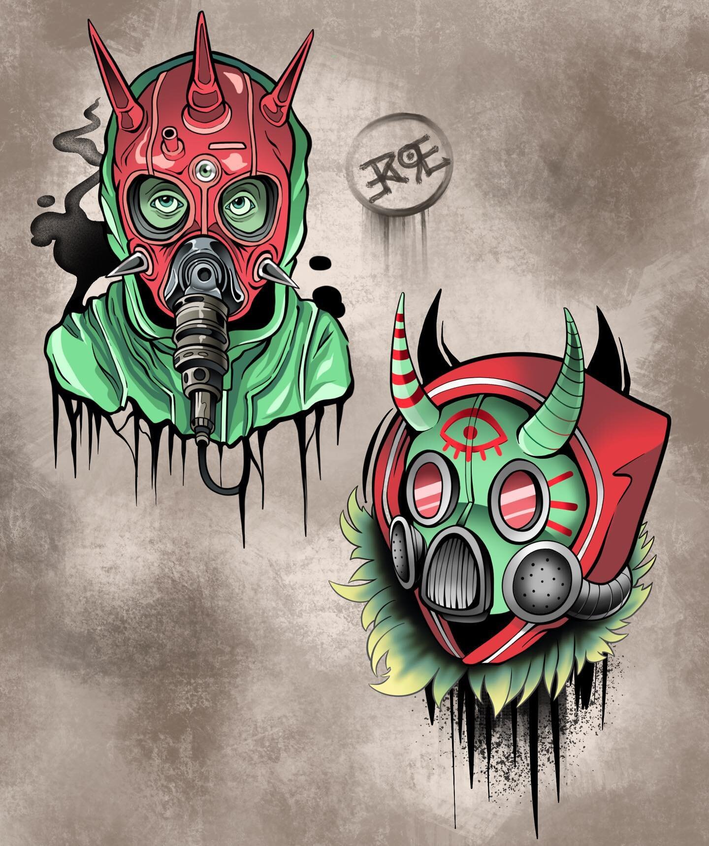 Available designs 
Link in bio for booking! 

#tattoo #tattooflash #gasmask #art #massachusetts