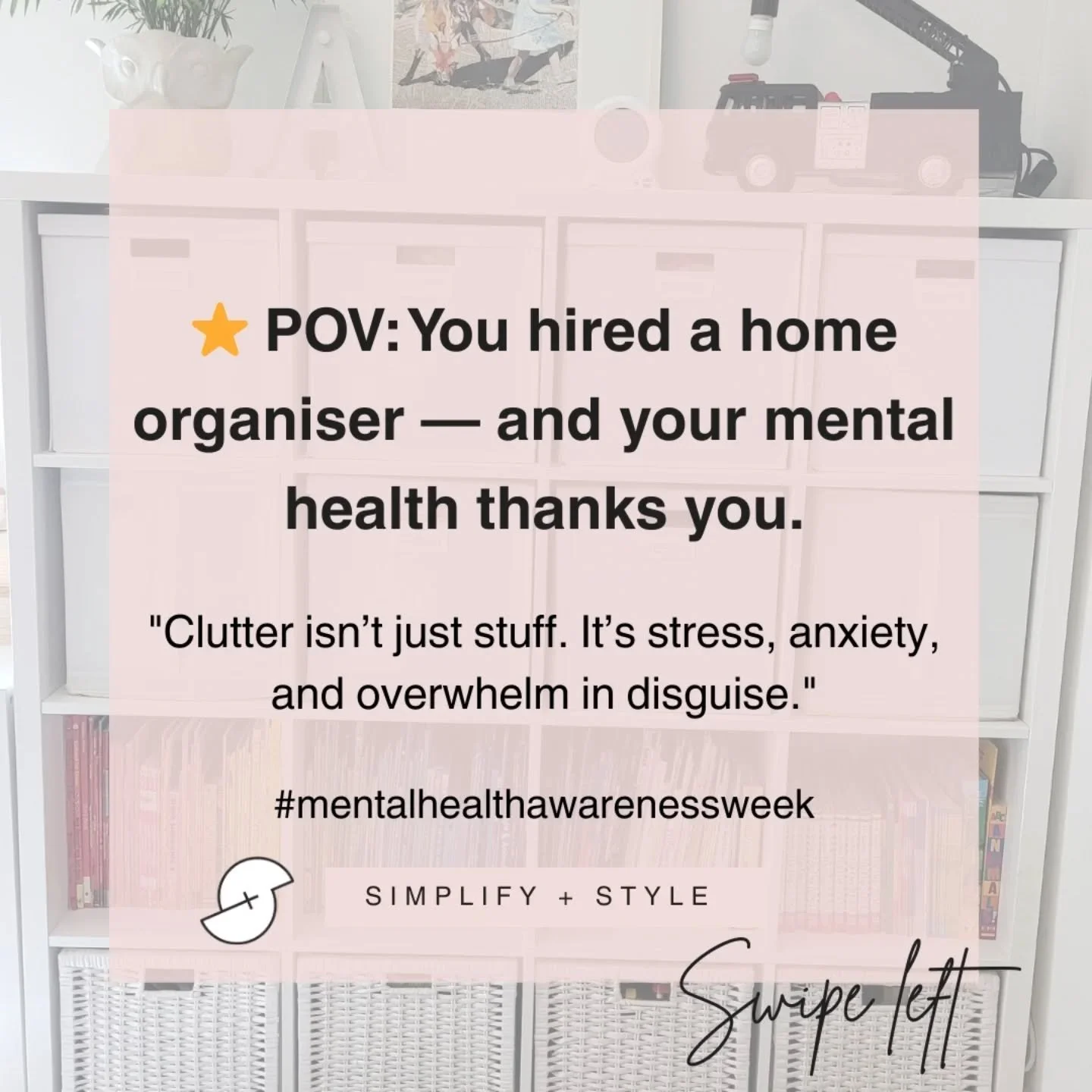 🫶 This week is&nbsp;Mental Health Awareness Week, and it's the perfect time to talk about something we often overlook &mdash; the impact our&nbsp;homes&nbsp;have on our minds.

Clutter, mess, and disorganisation don&rsquo;t just take up physical spa