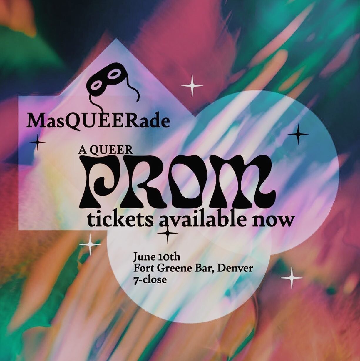 So many fun things going on next month! Check out @masqueeradedenver and snag tickets for queer prom at @ftgreenebar on June 10th! 

#pride #lgbtqia #lgbtq #lgbt #transgender #genderqueer #nonbinary #gay #loveislove #hairhasnogender #clothinghasnogen