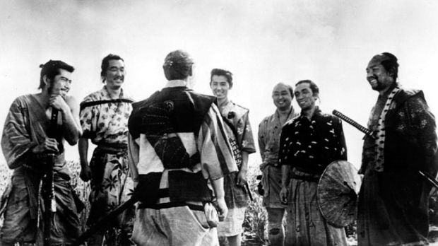 Still image from "Seven Samurai", by Akira Kurosawa