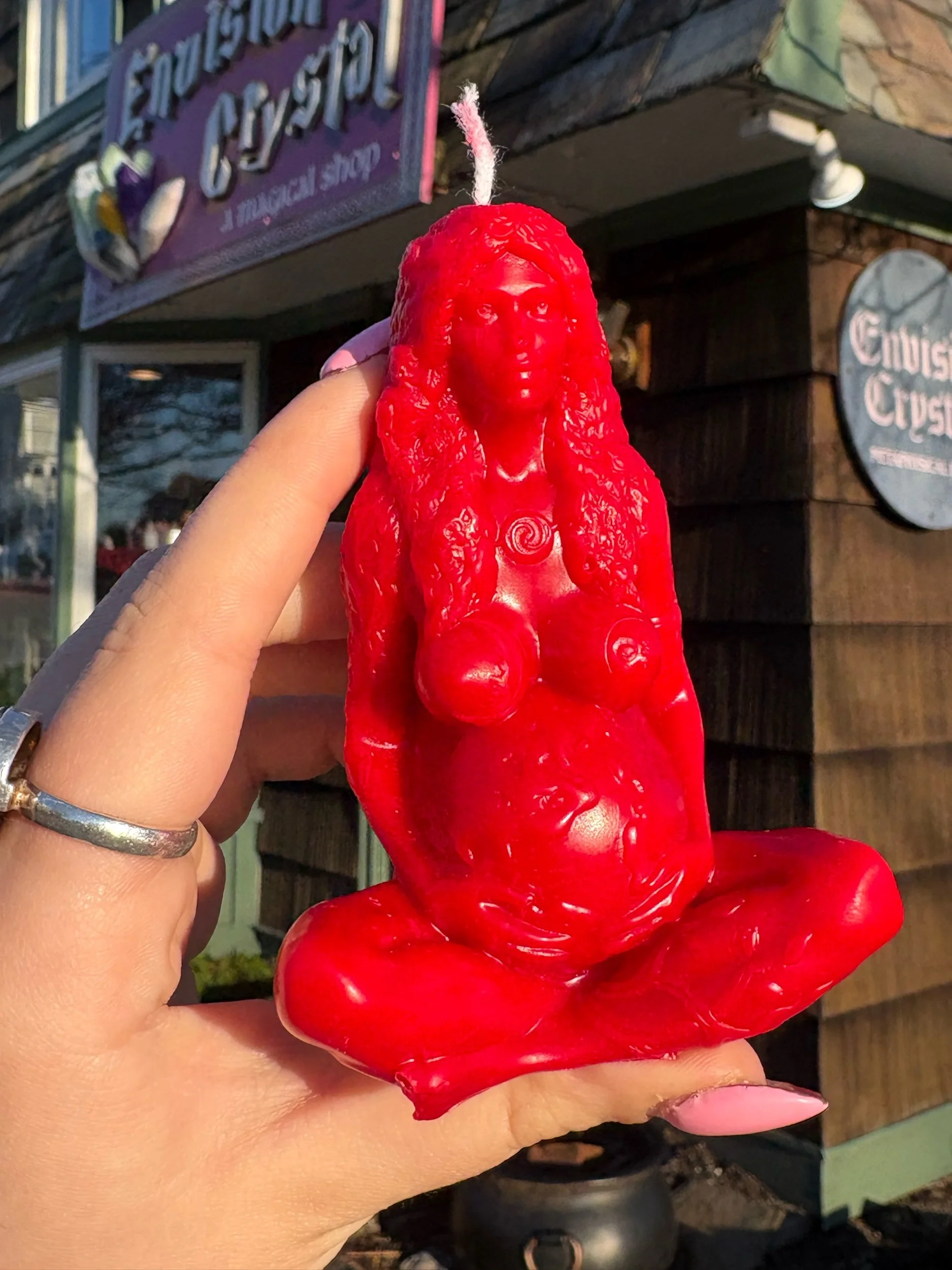 Gaia Mother Earth Goddess Candle