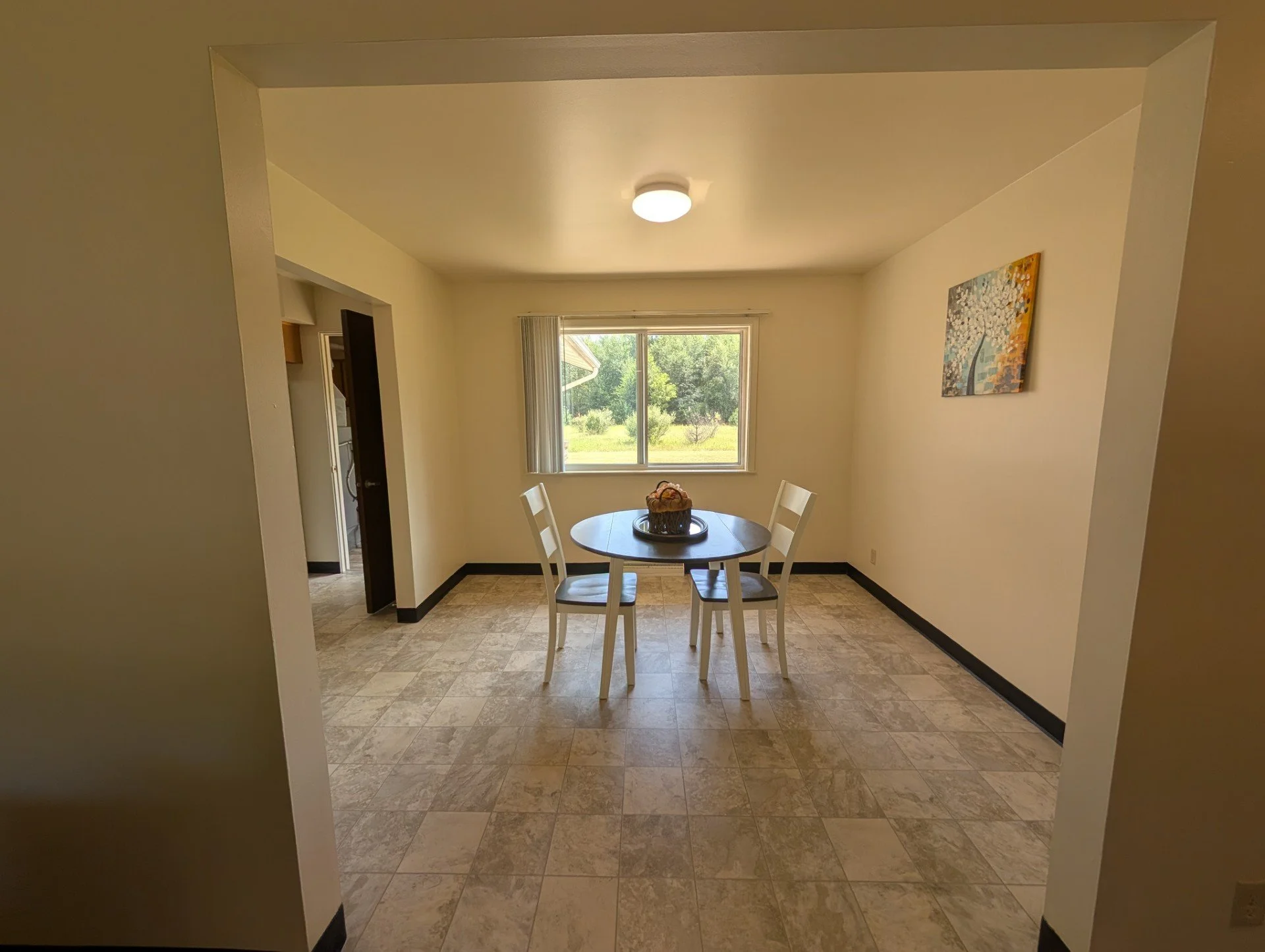 2 Bedroom dining room