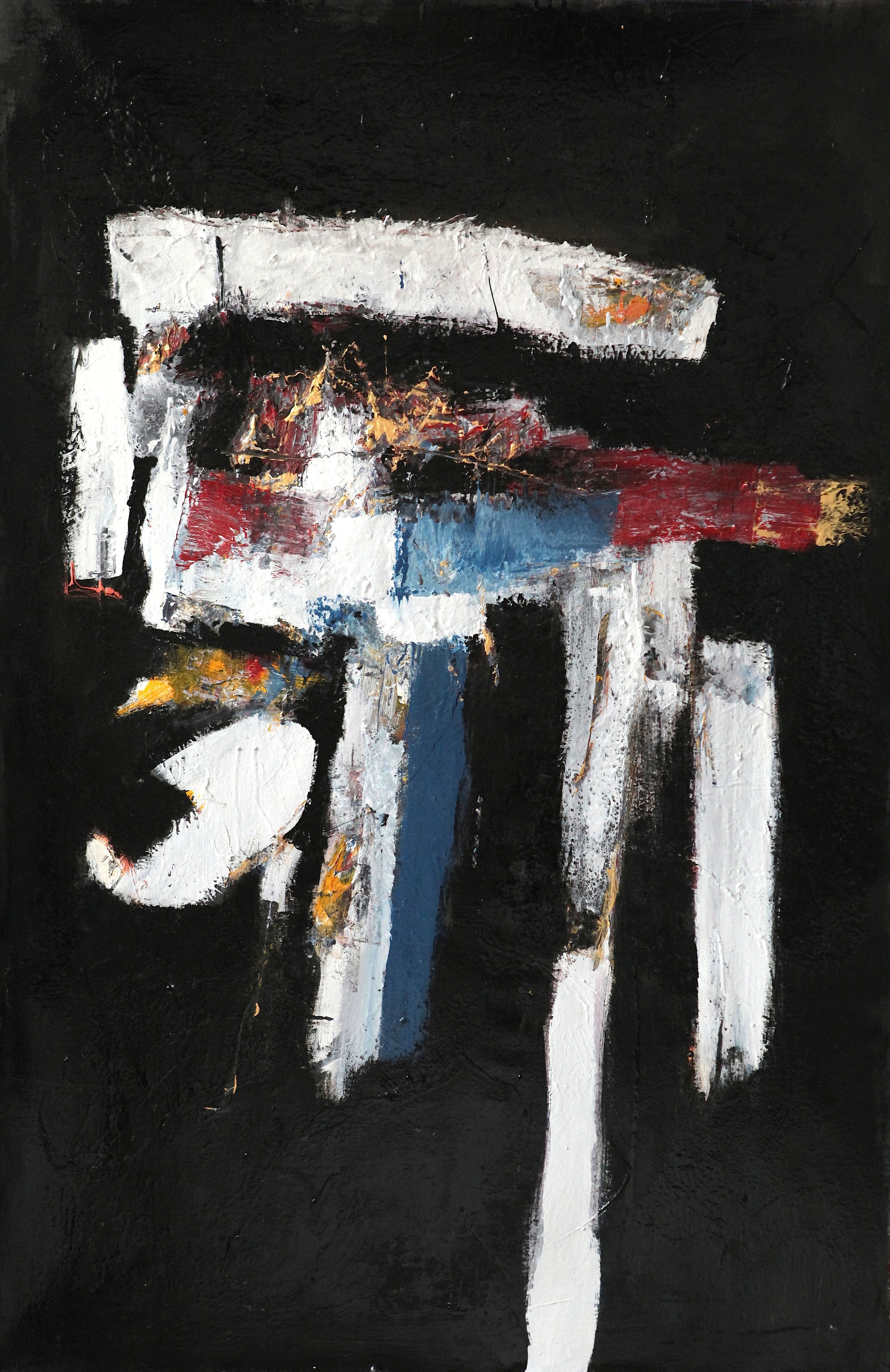 First Language, 2017; oil on Canvas, 54"x30"