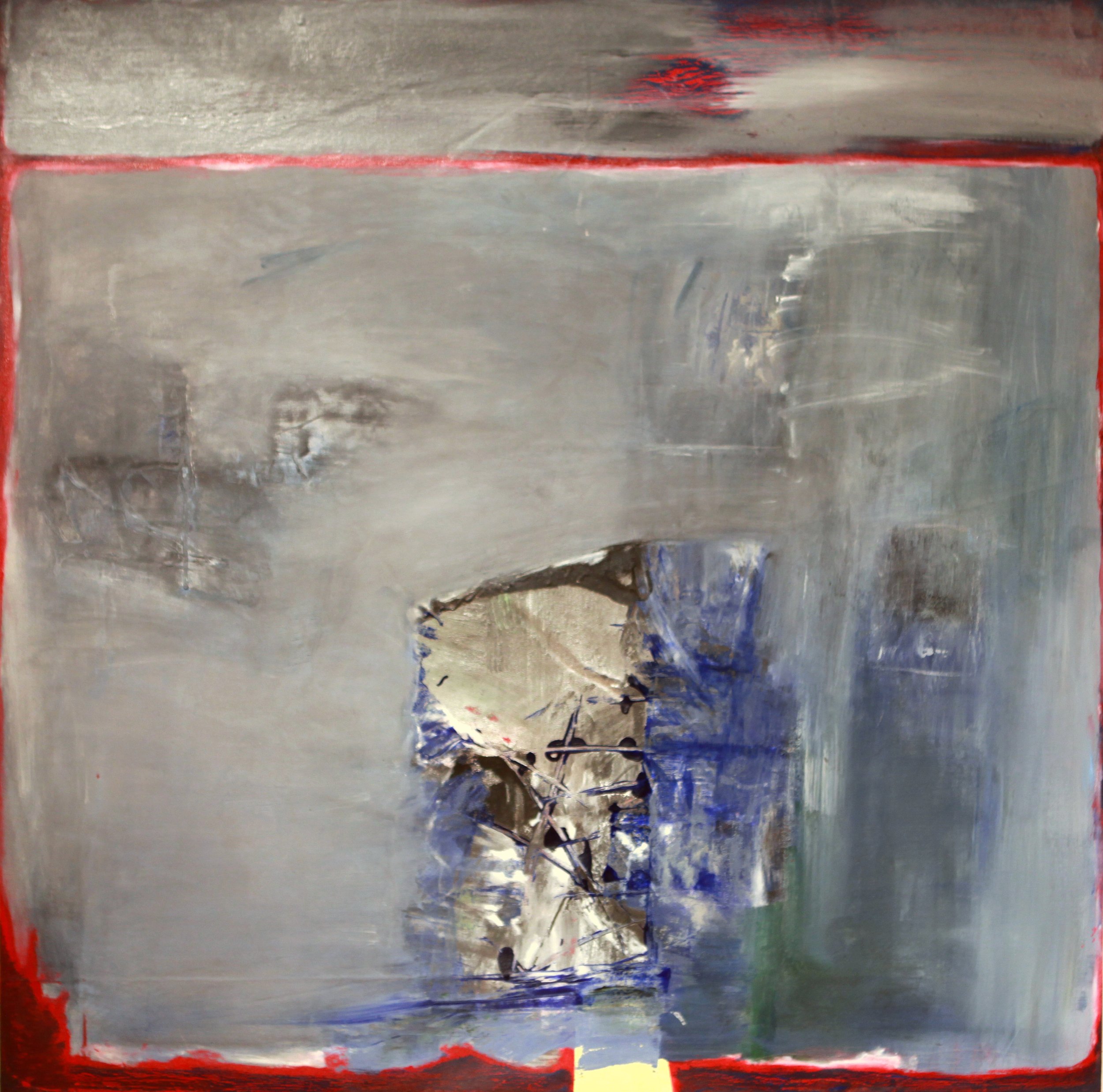 Torn Fabric of Sleep, 2020; oil on canvas 56"x56"