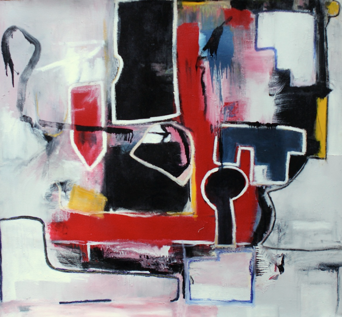 Difficult Memories, 2017; Oil on Canvas, 54"x54"