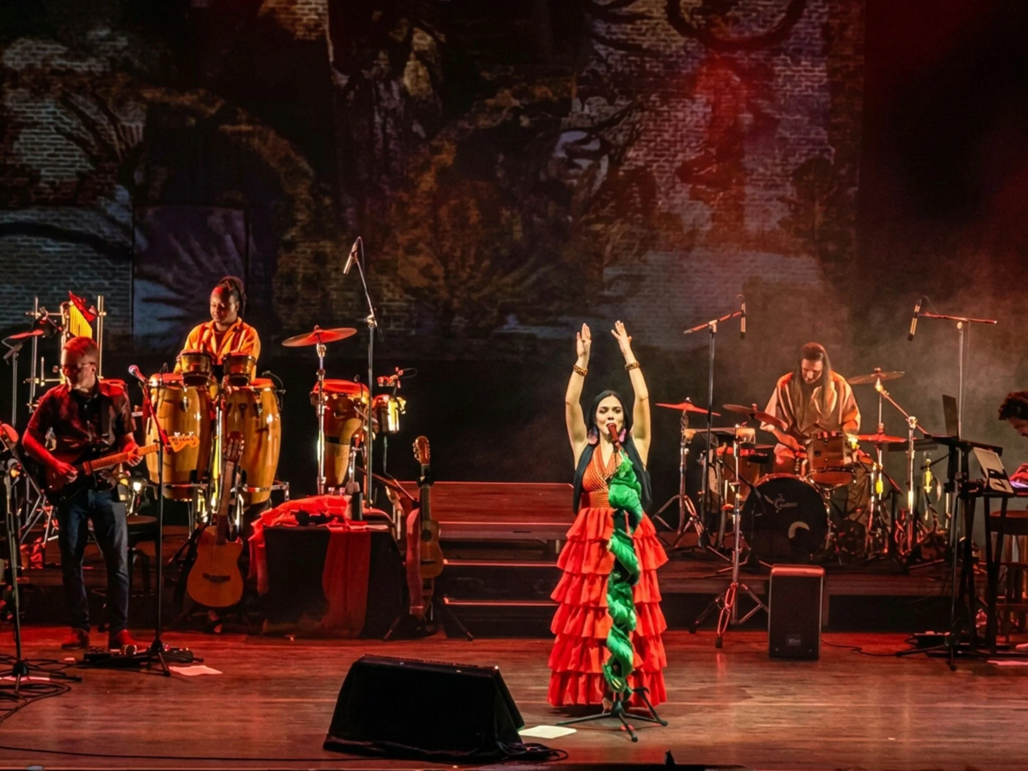 Lila Downs anoche en los Veranos de la Villa.