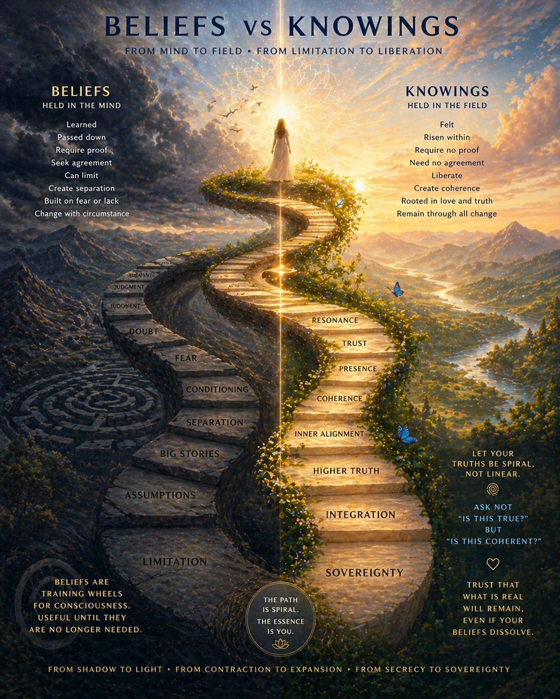 Belief &amp; Truth vs Knowing &amp; Coherence
