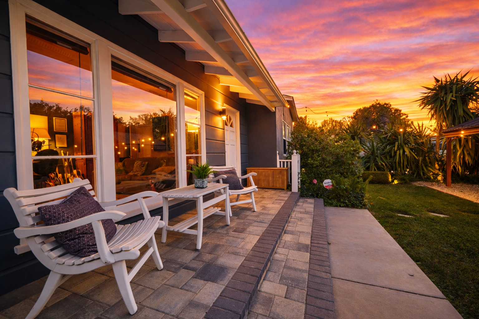 Also can be used as a stage for a intimate outdoor showcase