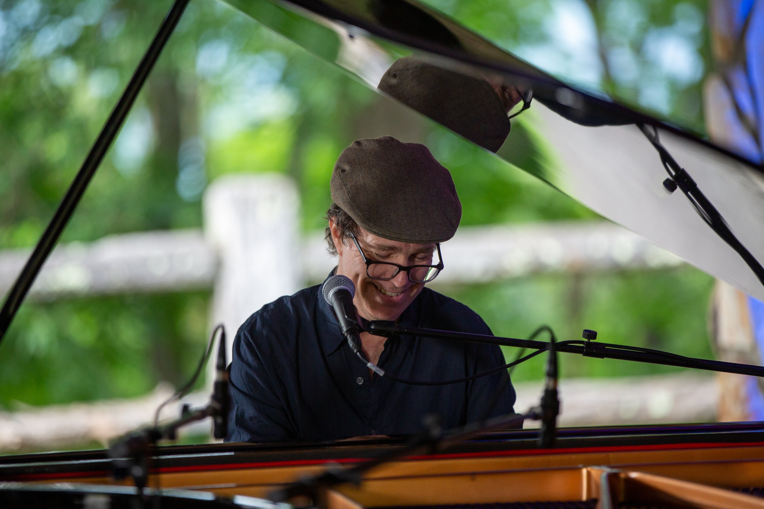 Ben Folds performs at the Governor's Western Residence in Asheville, North Carolina.