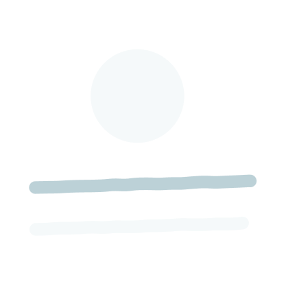 A black and white illustration of a sun above three horizontal lines, with the sun located above the lines.