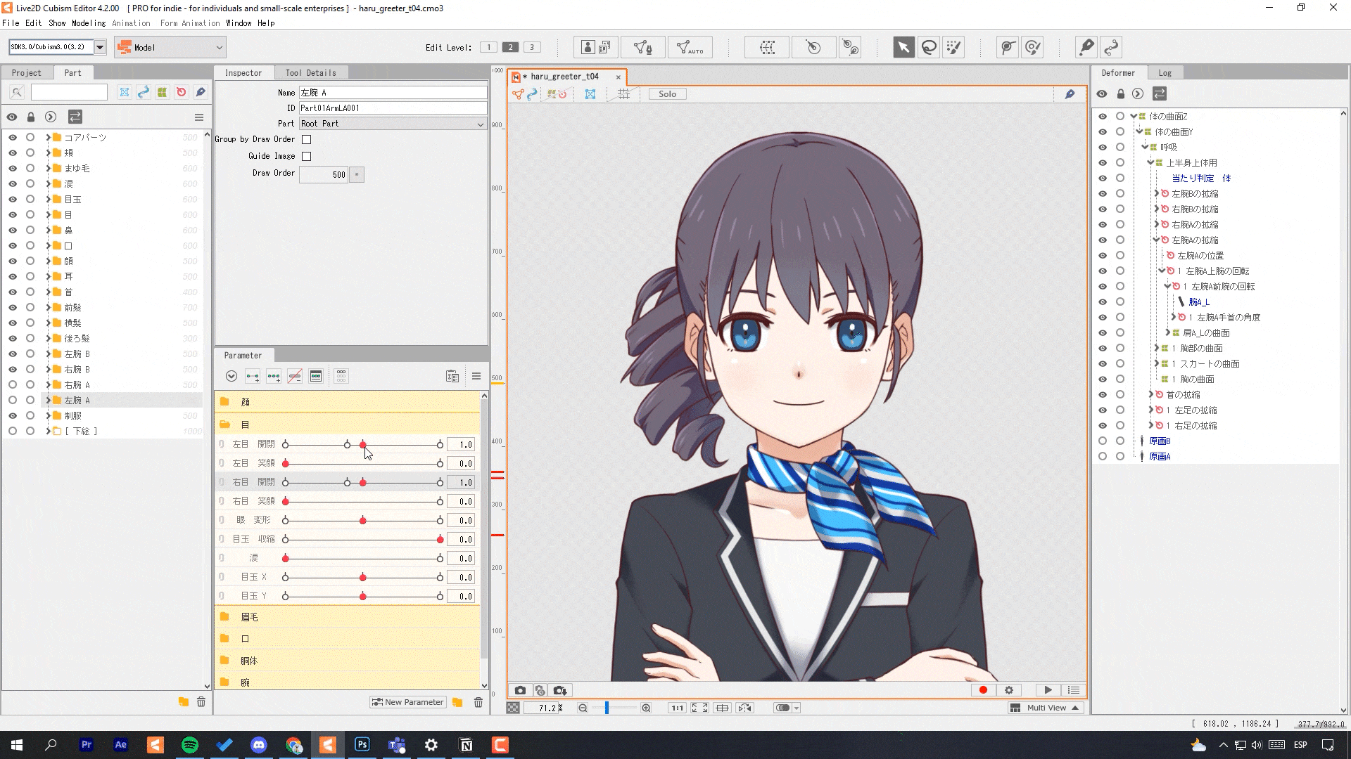 Ojos abiertos y cerrados