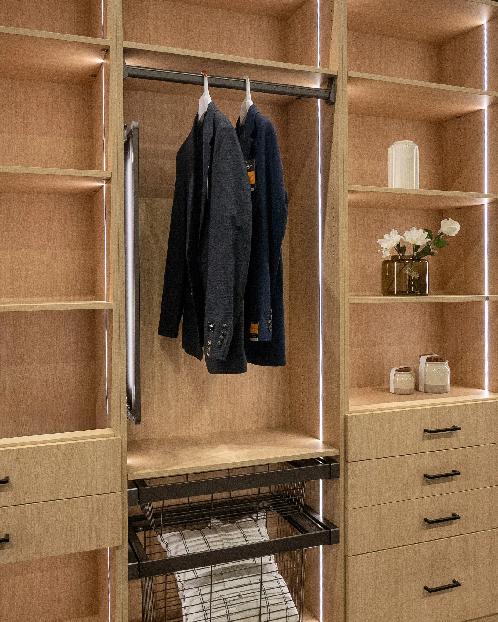 Your wardrobe deserves a home this good. 

#ClosetDesign #LuxuryCloset #HomeOrganization #InteriorDesign #StorageSolutions