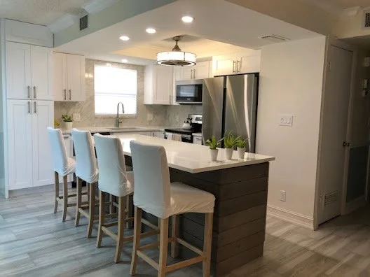 two tone cabinets kitchen white dark