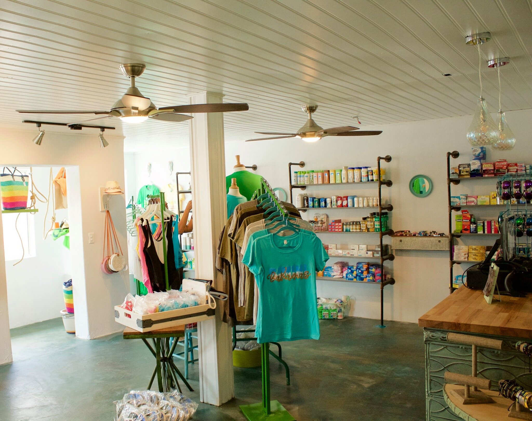 Image of Chic Store Interior showing products on display that have been designed by me