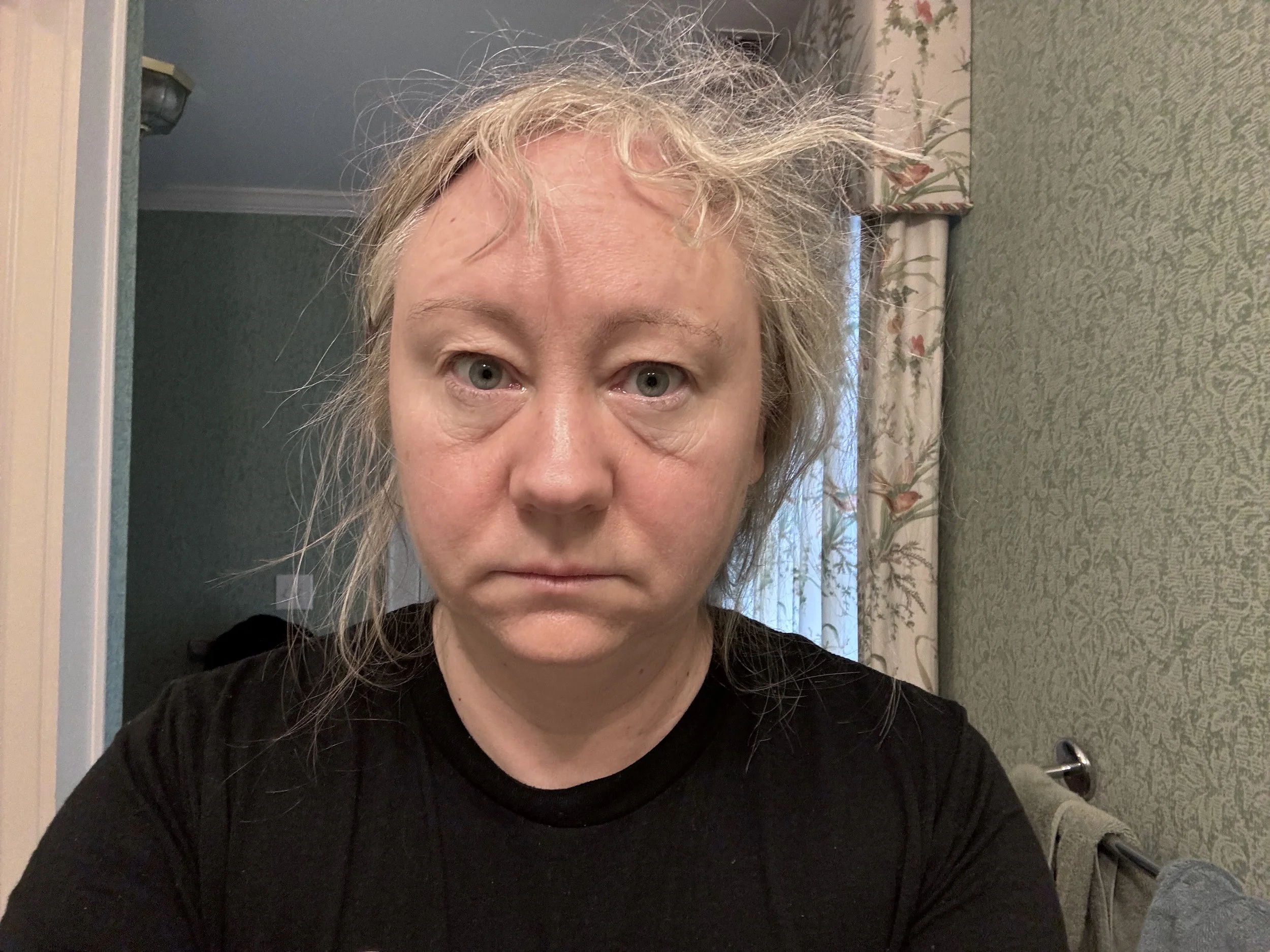 Me the morning after the final shoot